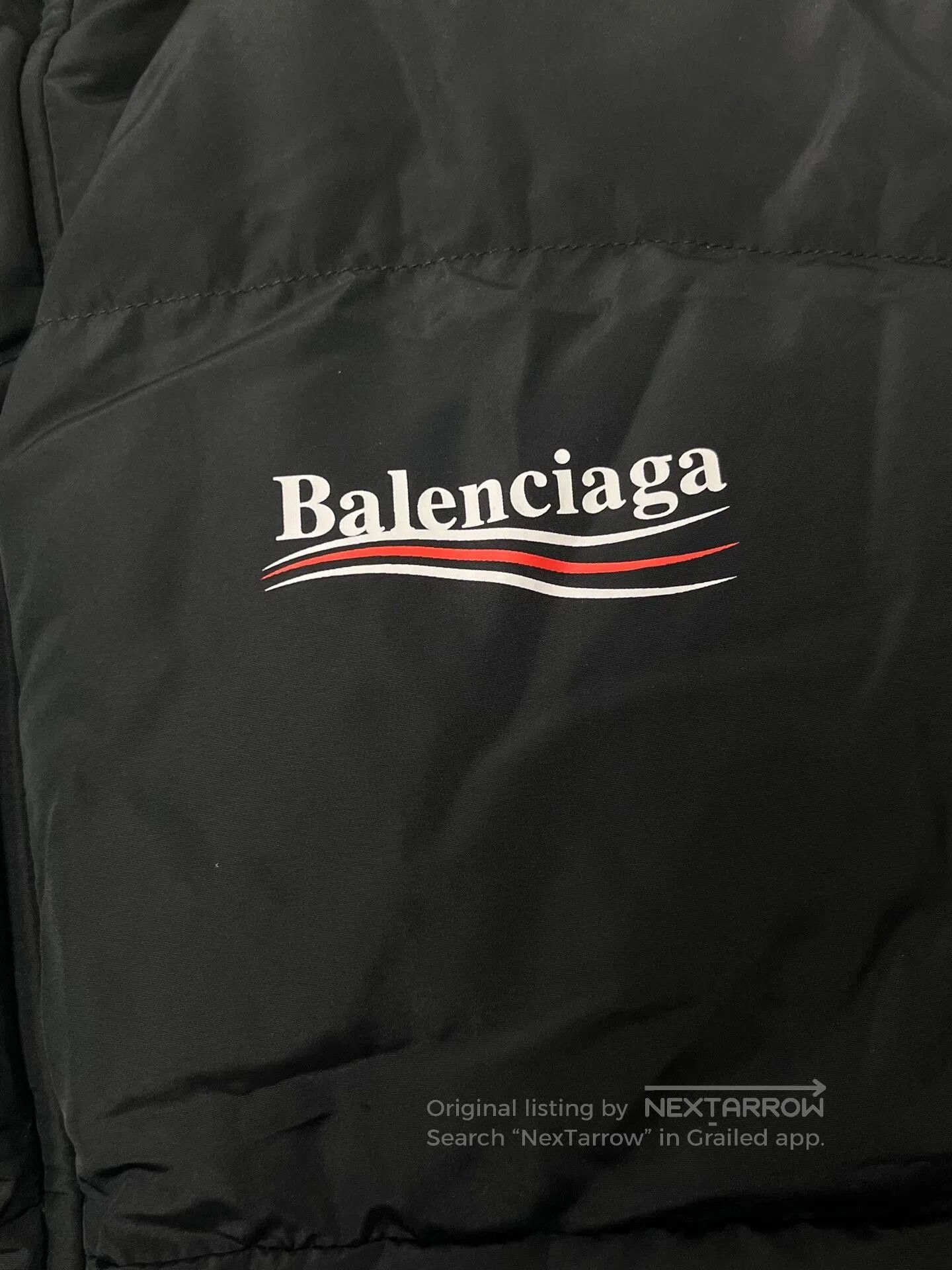 Balenciaga balenciaga logo print stand collar vest. Size US L / EU 52-54 / 3 - 3 Thumbnail