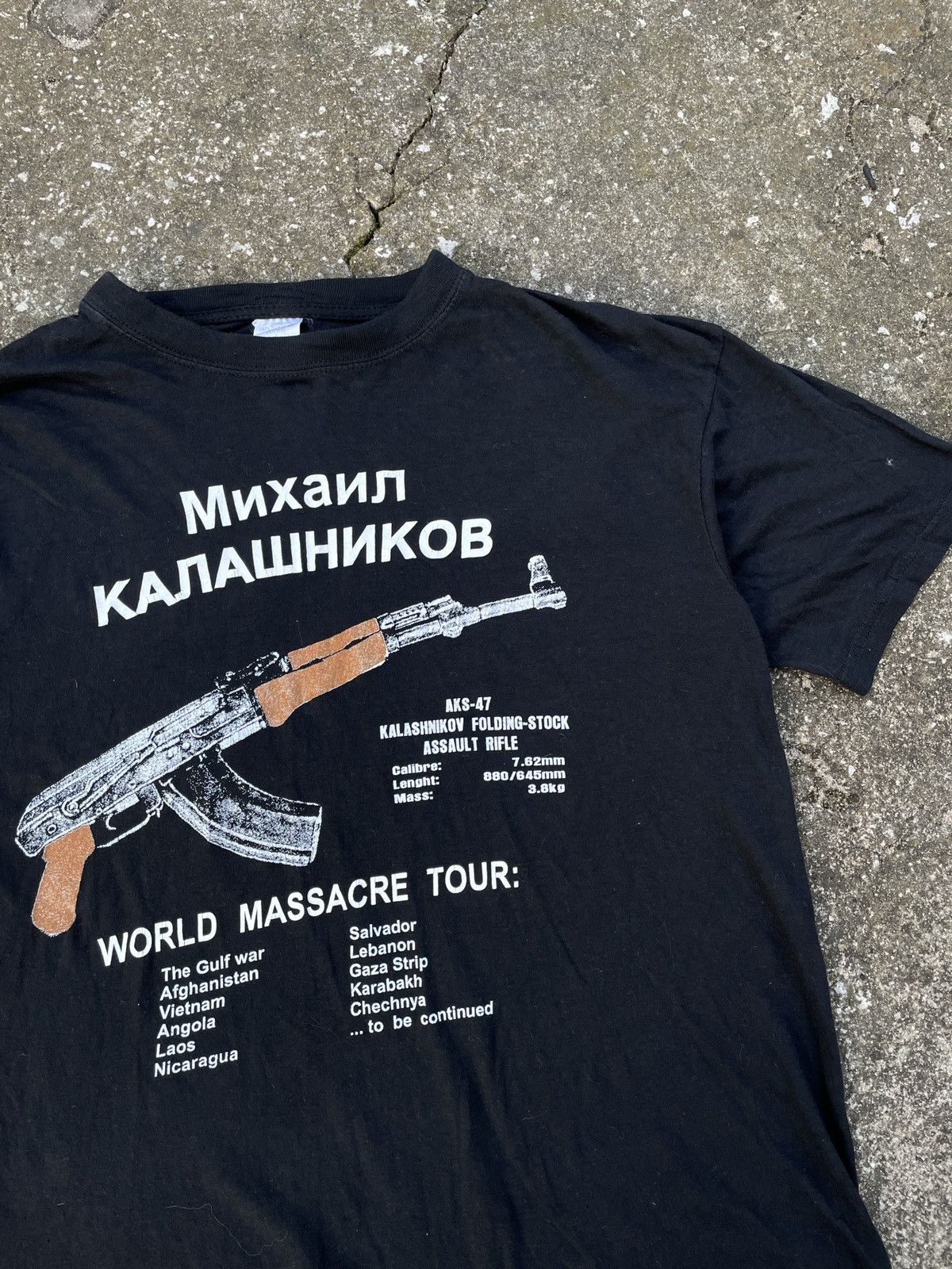 Vintage Vintage Mikhail Kalashnikov AK-47 T Shirt | Grailed