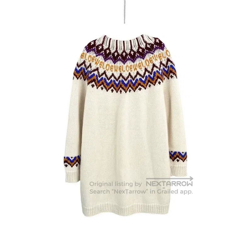 Loewe Loewe Letter wave V-neck cardigan Size M / US 6-8 / IT 42-44 - 3 Thumbnail