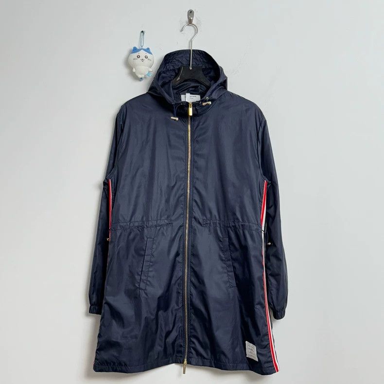 Thom Browne size1 Side striped parker style coat