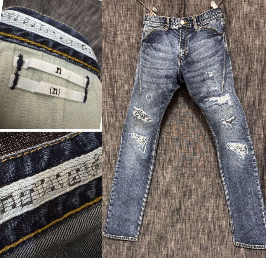 NUMBER (N)INE×PLAYBOY パッチワーク デニム Number (N)ine Playboy x Number Nine Patches Jeans | Grailed