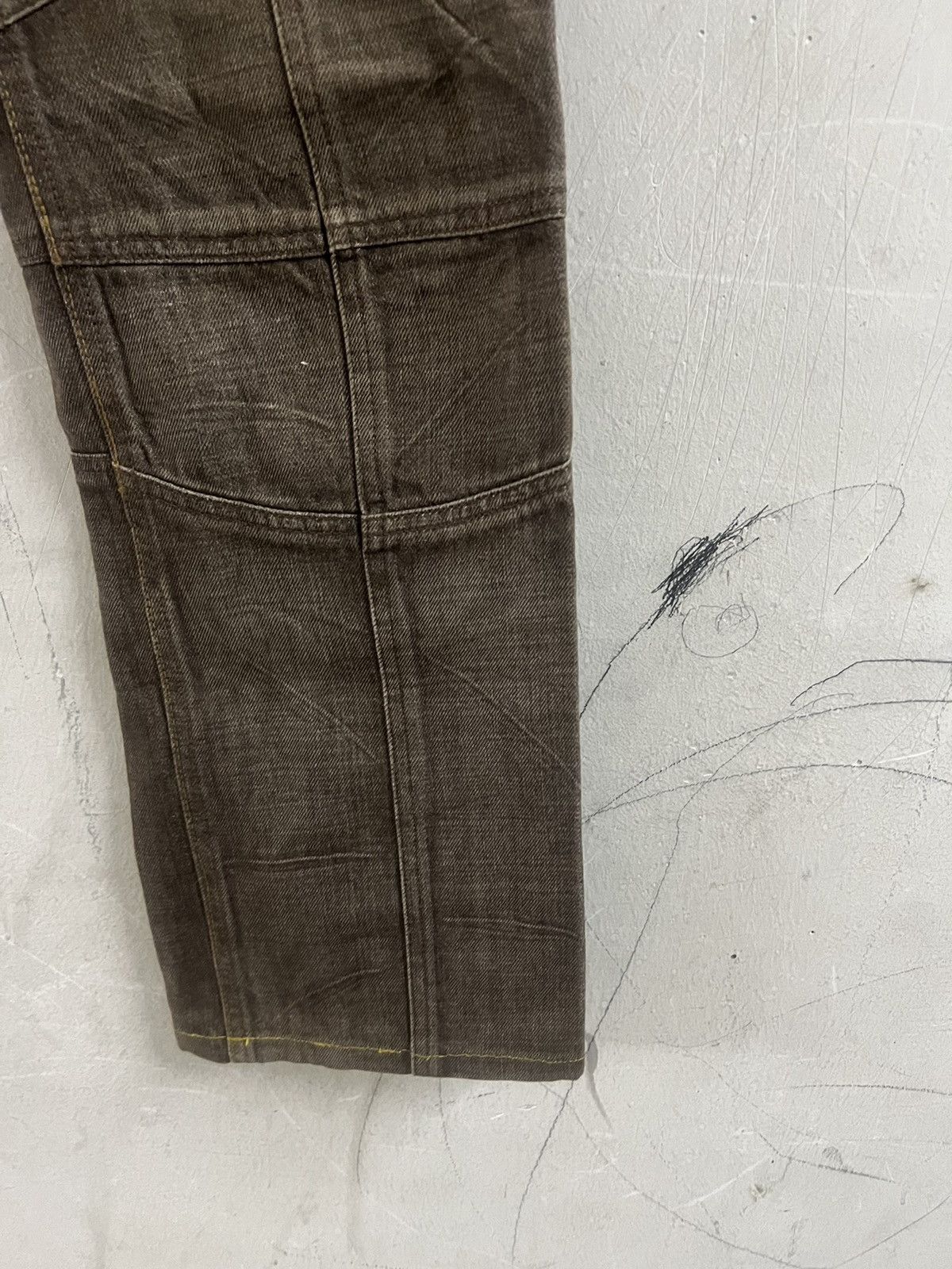 Hysteric Glamour × Japanese Brand Y2K PATCHWORK NİCOLE CLUB DISTRESSED DENIM PANT Size US 33 - 7 Thumbnail