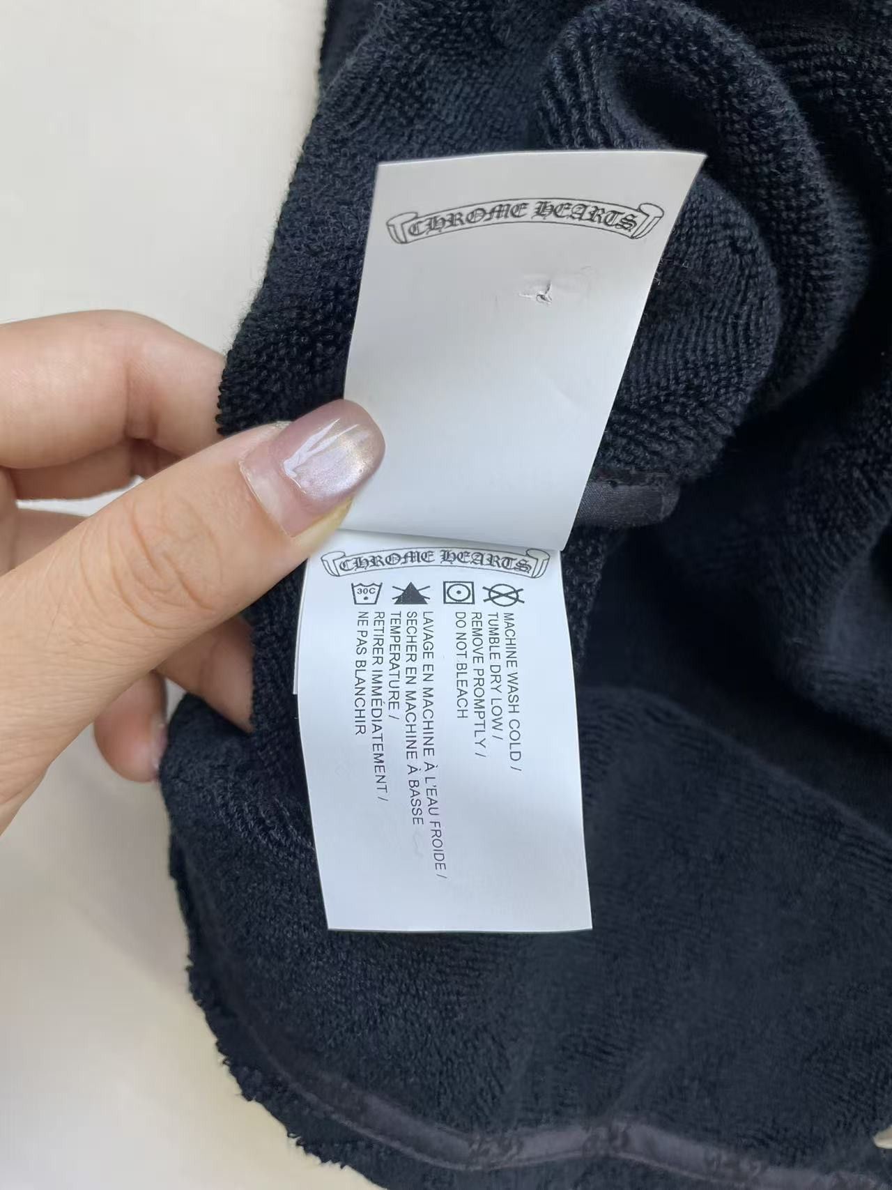 Chrome Hearts Chrome Hearts Terry Cloth Plus Monogram Black Tank Top Size M / US 6-8 / IT 42-44 - 6 Thumbnail