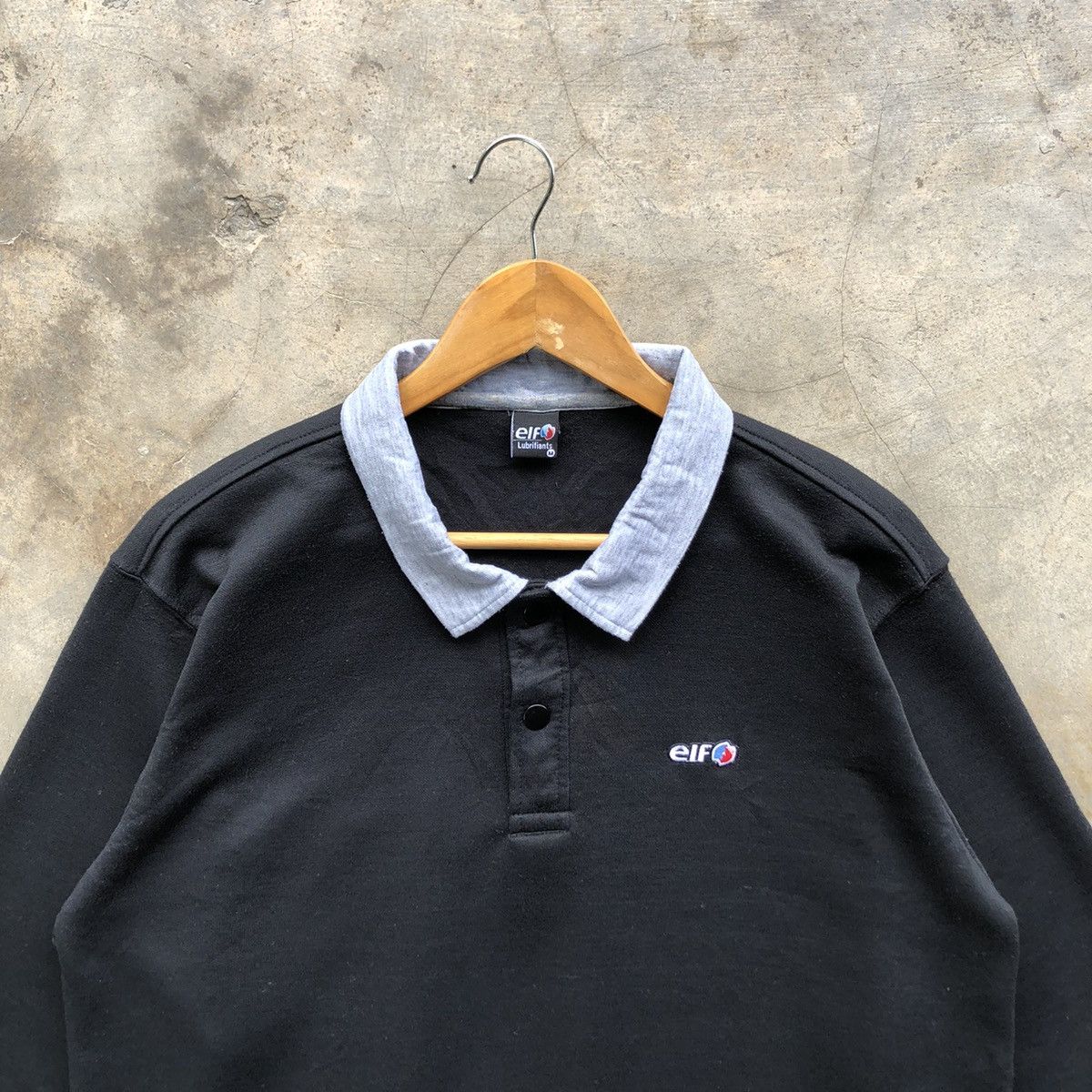 Japanese Brand × Vintage Vintage ELF LUBRICANTS motorsport sweatshirt Size US M / EU 48-50 / 2 - 2 Thumbnail