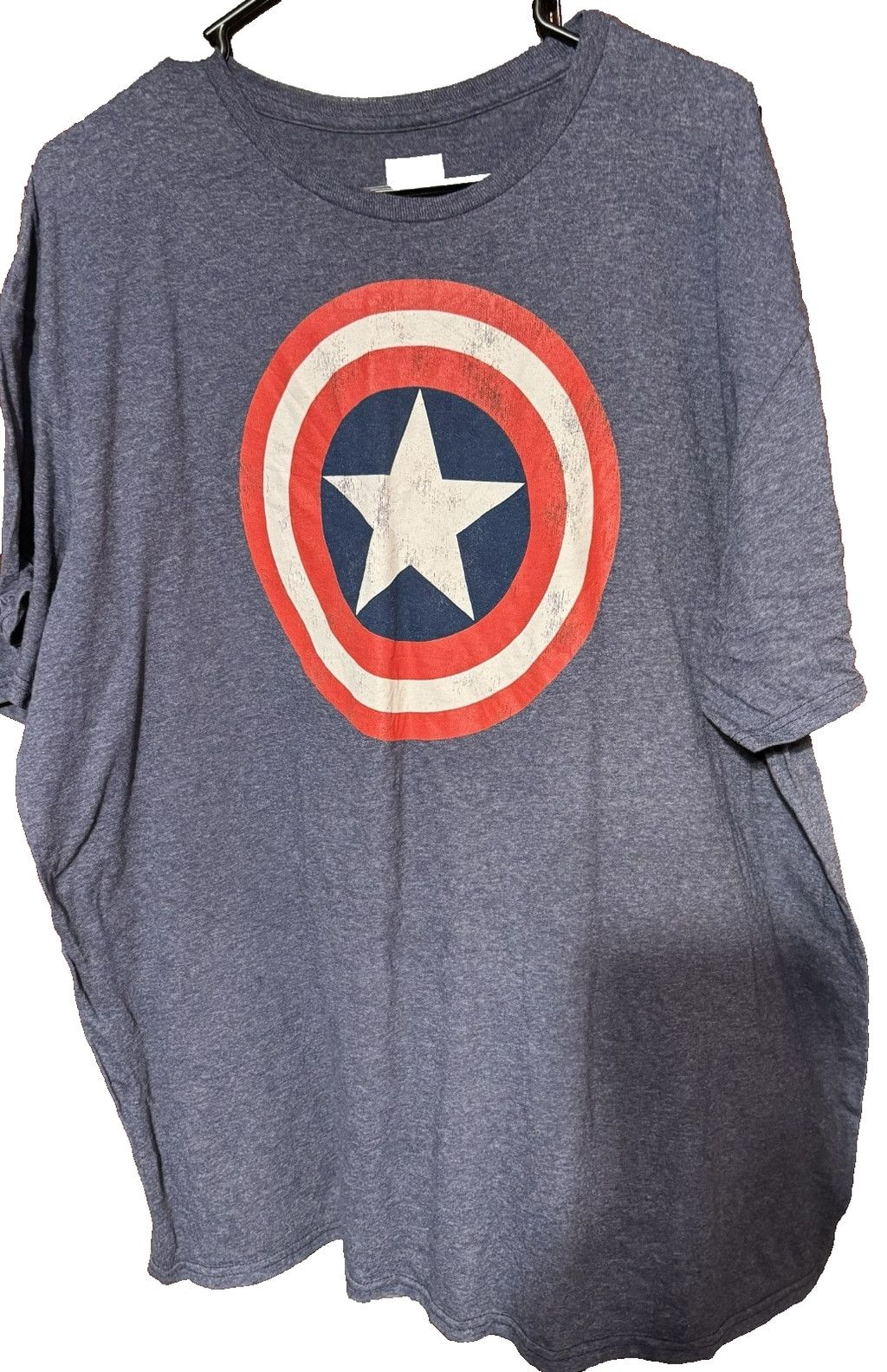 Marvel Comics Captain America Marvel Avengers T-Shirt Men's Sz 2XL Blue Size US XXL / EU 58 / 5 - 1 Thumbnail