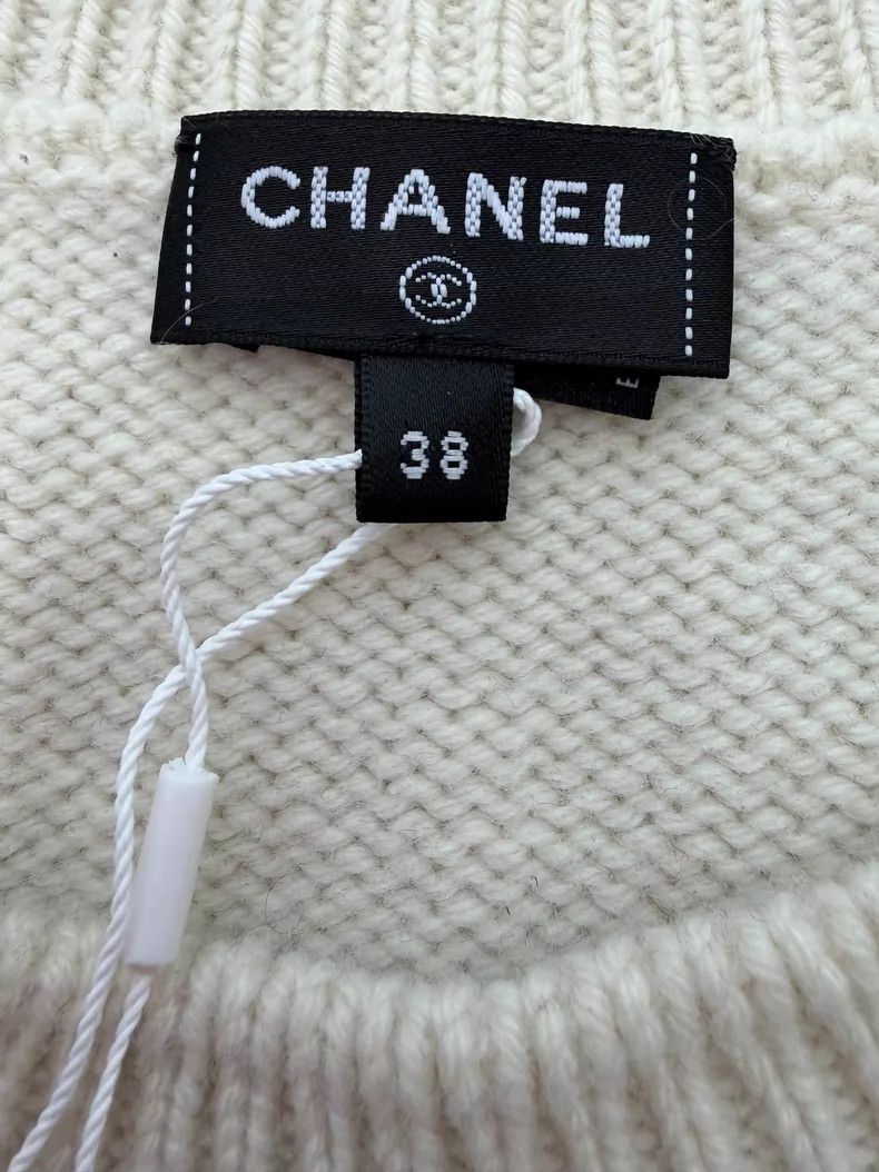 Chanel Chanel Ski black and white bow knitted pullover sweater Size XS / US 0-2 / IT 36-38 - 5 Thumbnail