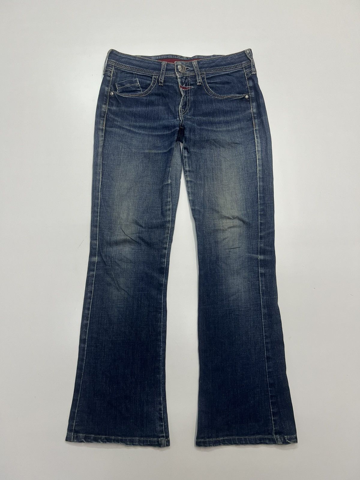 Marithe + Francois Girbaud Marithe Francois Girbaud Flare Denim Jeans size 30 Size 30" / US 8 / IT 44 - 1 Thumbnail