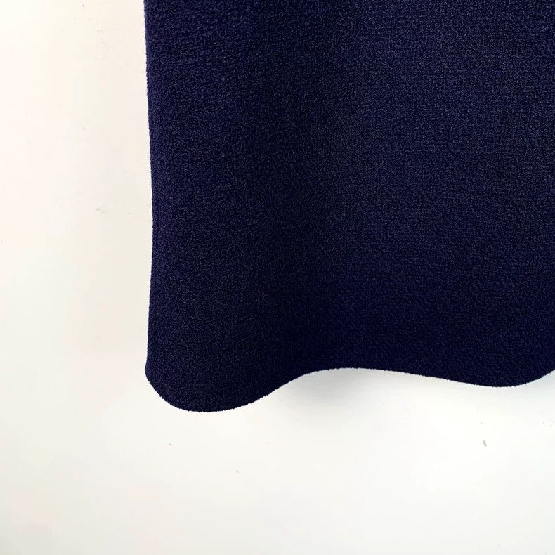 Gucci Gucci23 dark blue logo embroidered wool V-neck sleeveless d Size S / US 4 / IT 40 - 5 Thumbnail