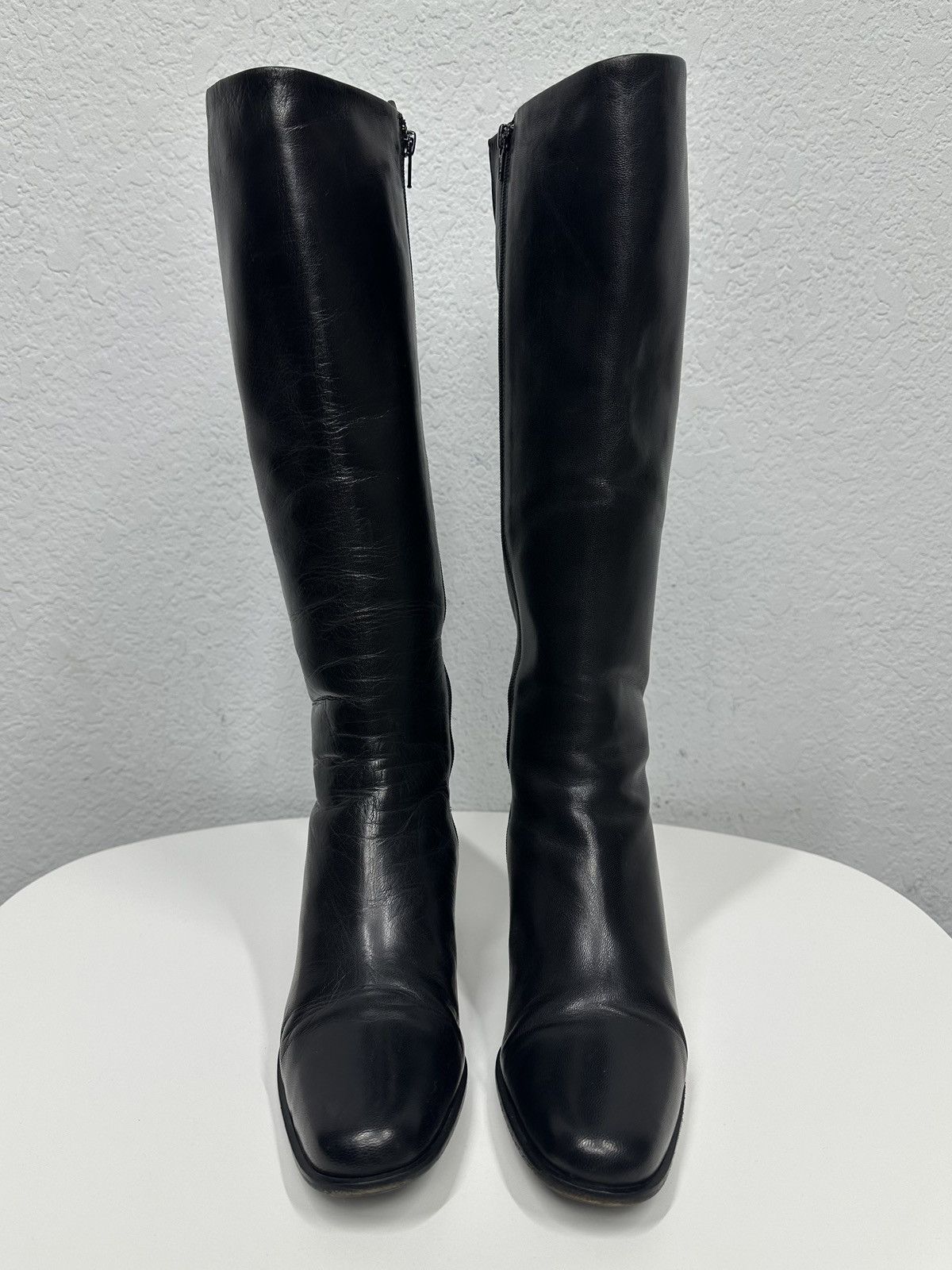 Dolce & Gabbana Vintage Shoes Leather High Heels Y2k Boots Ifsixwasnine 90s Size US 7.5 / IT 37.5 - 6 Thumbnail