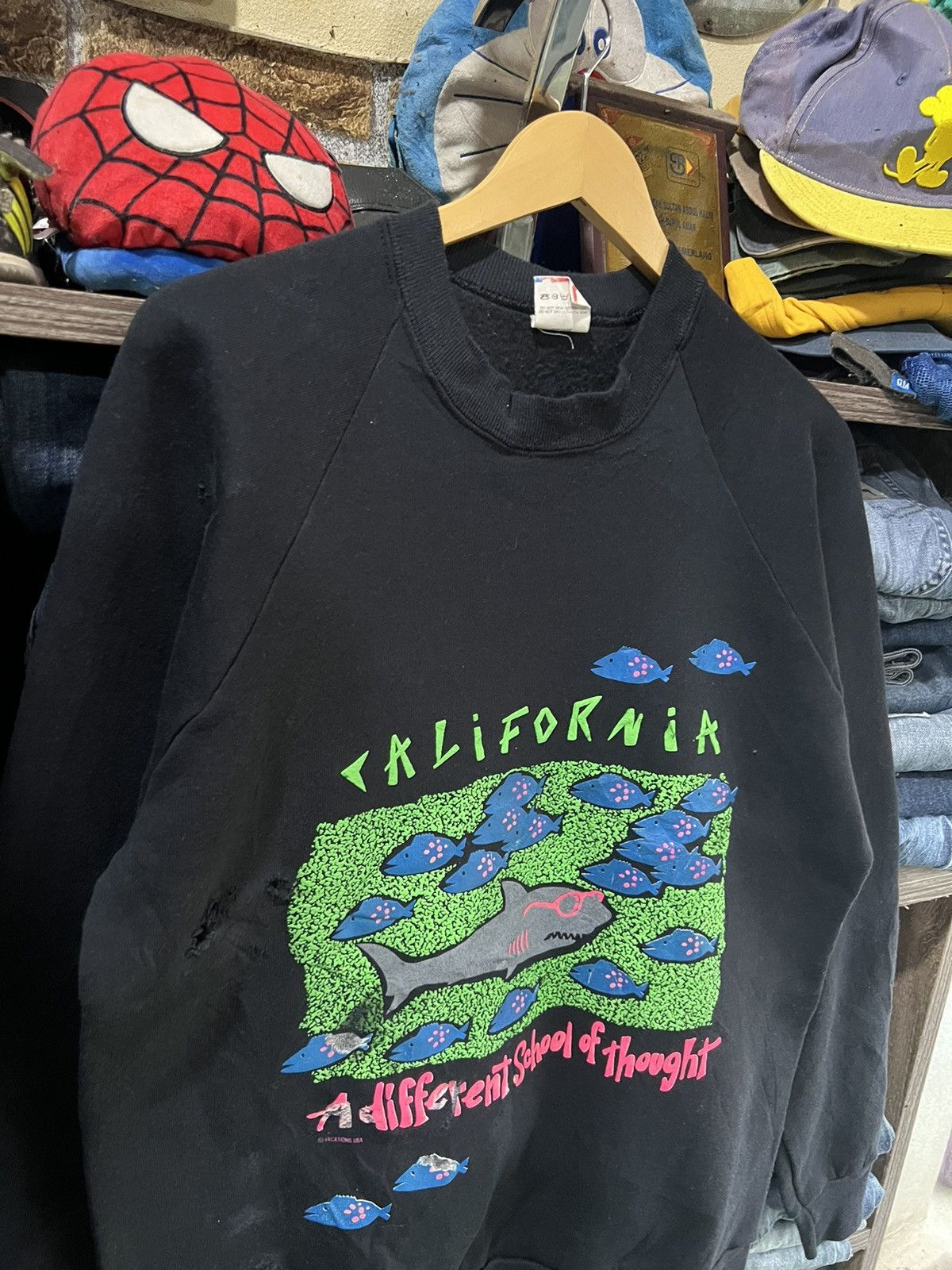 Fruit Of The Loom 🔥Vintage Fruit of The Loom California Crewneck Sweatshirt Size US M / EU 48-50 / 2 - 9 Thumbnail