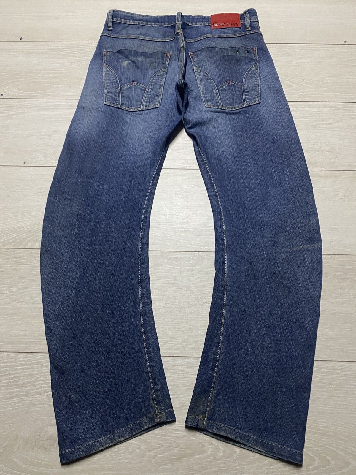 Edwin Vintage Edwin 503 E Function Twist Leg Curve Slim Jeans Size US 32 / EU 48 - 2 Thumbnail