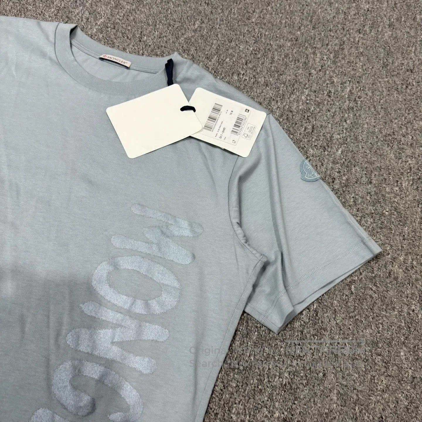 Moncler Moncler Blue MONCLER Print Short-Sleeve Tee. Size US M / EU 48-50 / 2 - 3 Thumbnail
