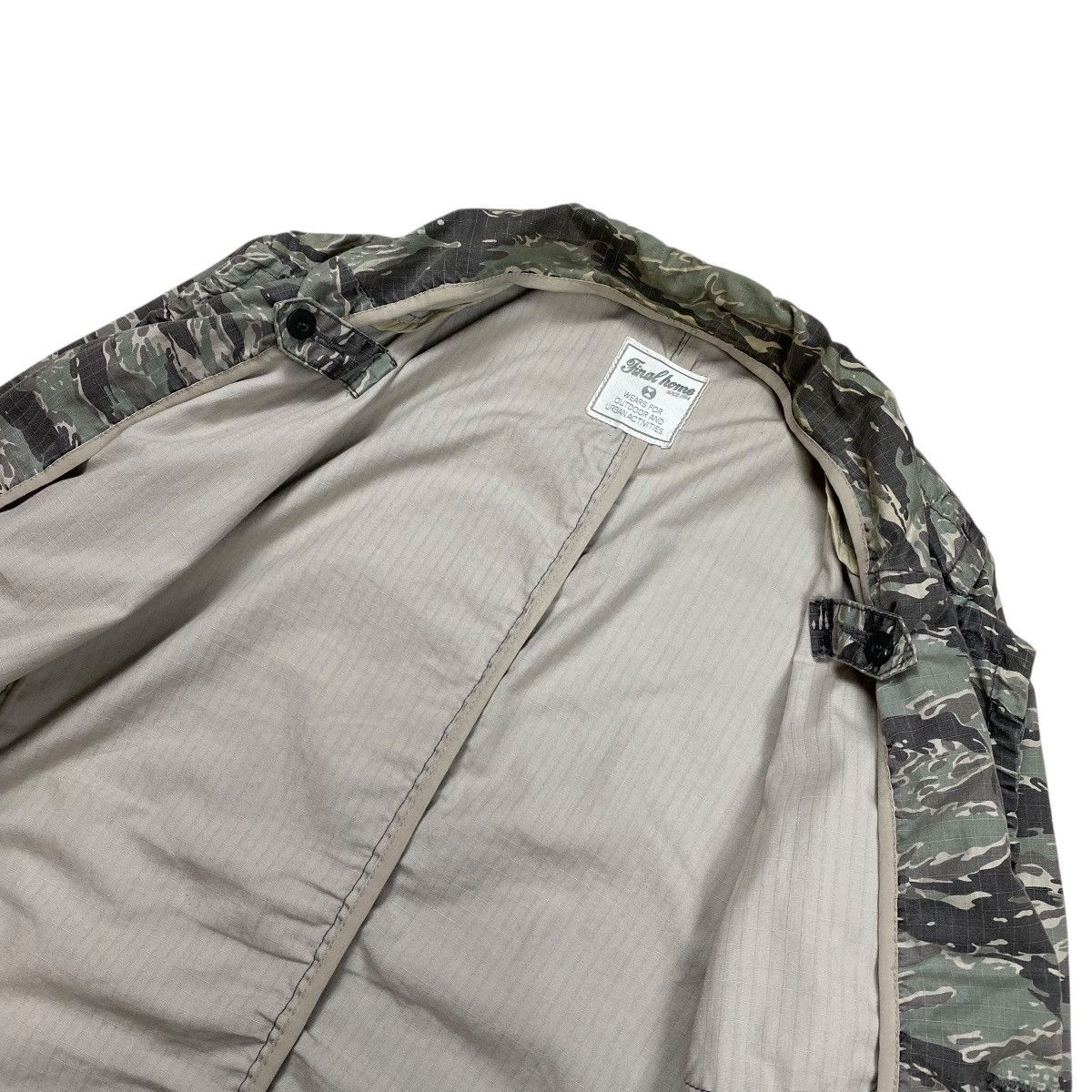 Final Home × Issey Miyake × Japanese Brand Final Home Tiger Stripe Camouflage Hunting Blazer Jacket Size US M / EU 48-50 / 2 - 6 Thumbnail