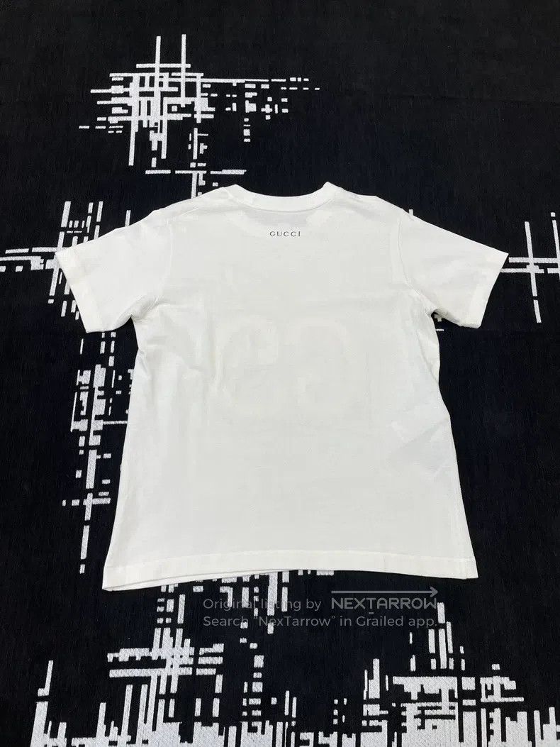 Gucci Gucci White Apple Double G Short-sleeved T-shirt Size S / US 4 / IT 40 - 3 Thumbnail