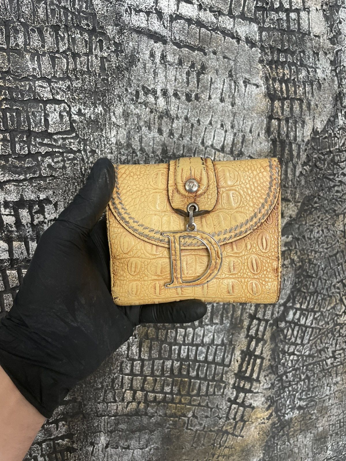 Dior Christian Dior Vintage Wallet Leather Size ONE SIZE - 1 Thumbnail
