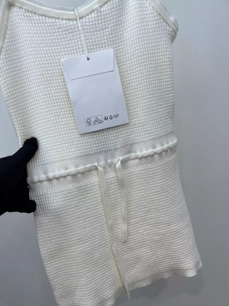 Chanel Chanel 24A lace waist-tight knitted suspender vest 2504-Nex Size XS / US 0-2 / IT 36-38 - 3 Thumbnail