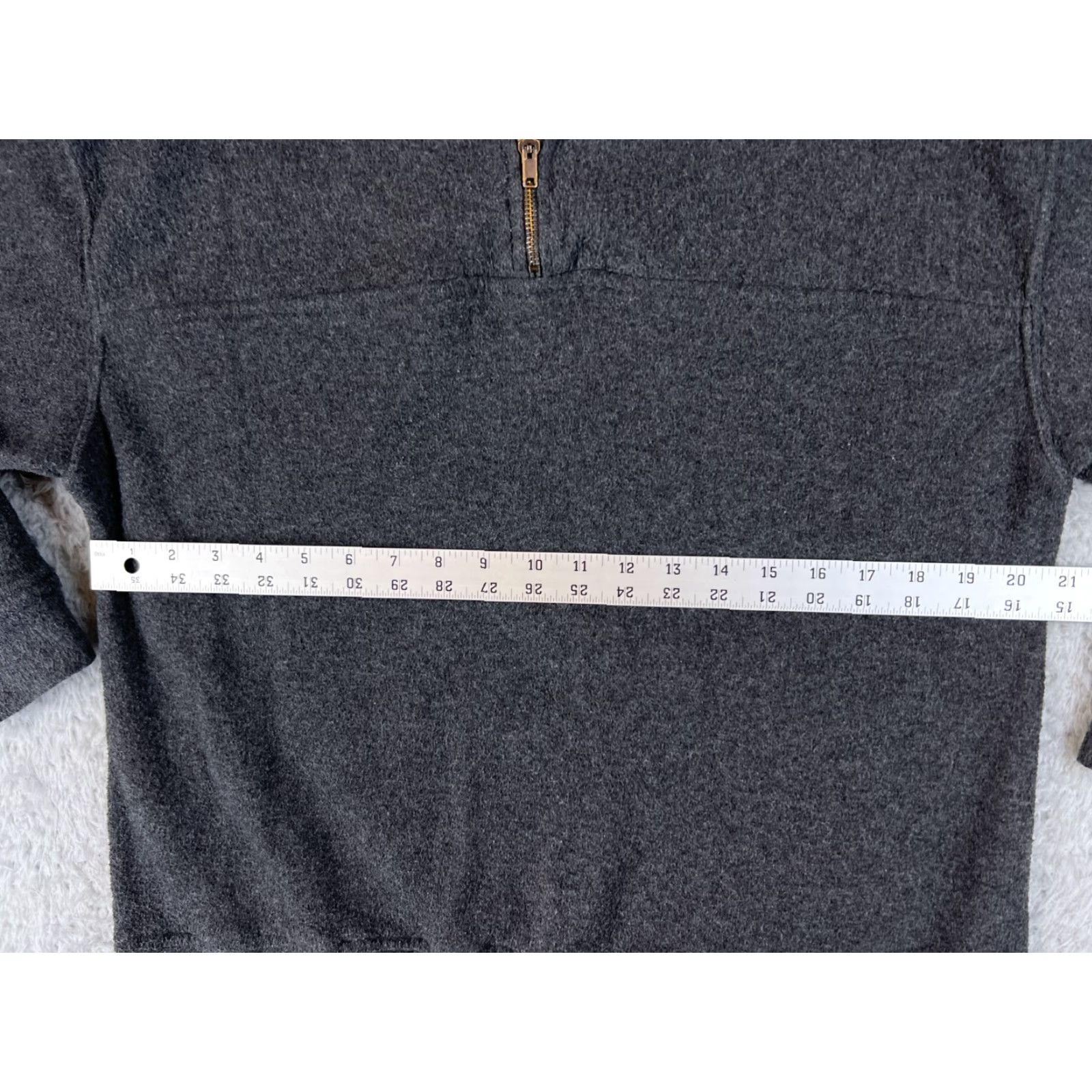 Vintage Justin A'llen XTRA Mens 1/4 Zip Sweater Shirt Casual Dark Heather Gray Fall Winter Spring All Seasons Size US S / EU 44-46 / 1 - 7 Thumbnail