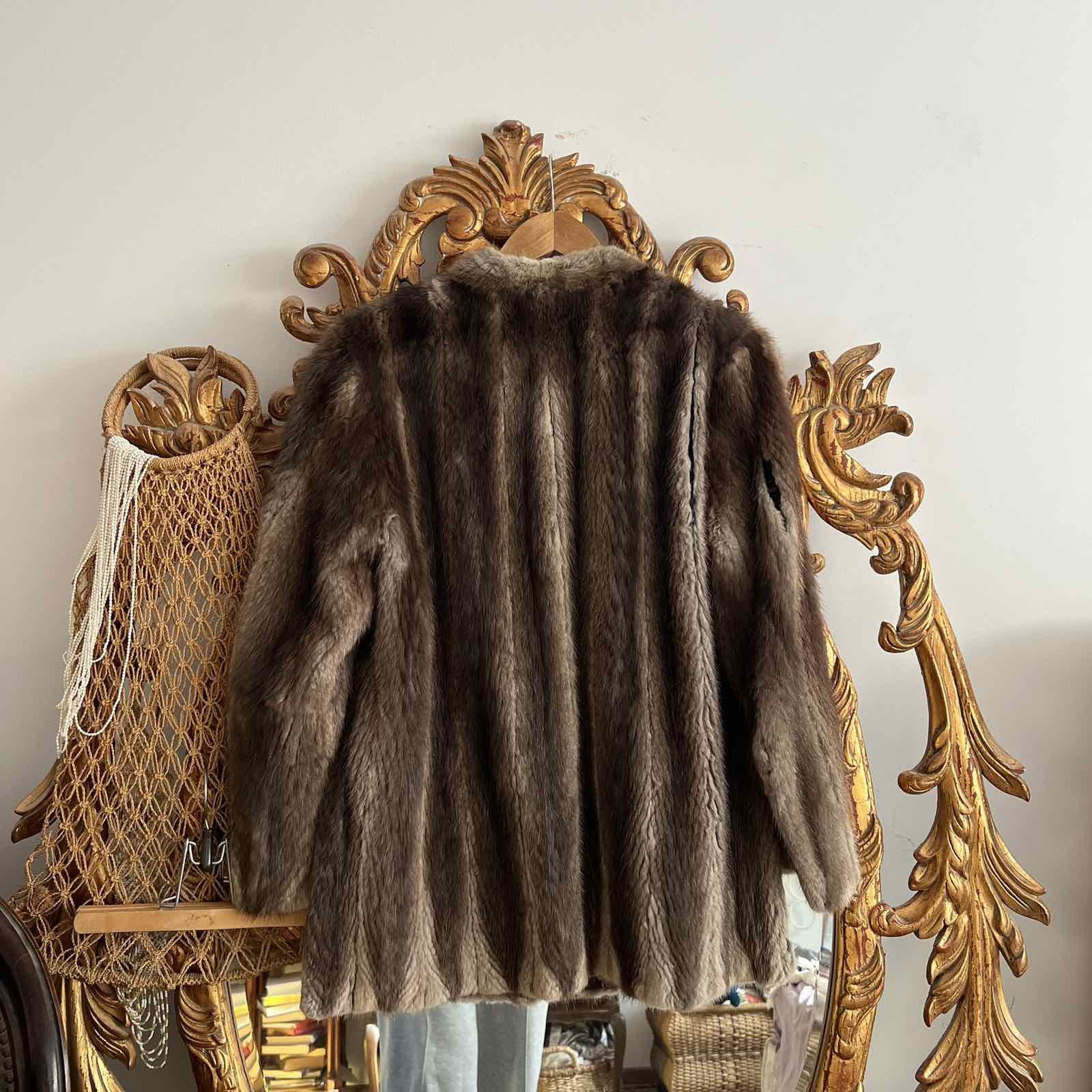 Vintage Vintage Mink coat Saga Furs Beige Jacket Sz M International Size M / US 6-8 / IT 42-44 - 2 Thumbnail