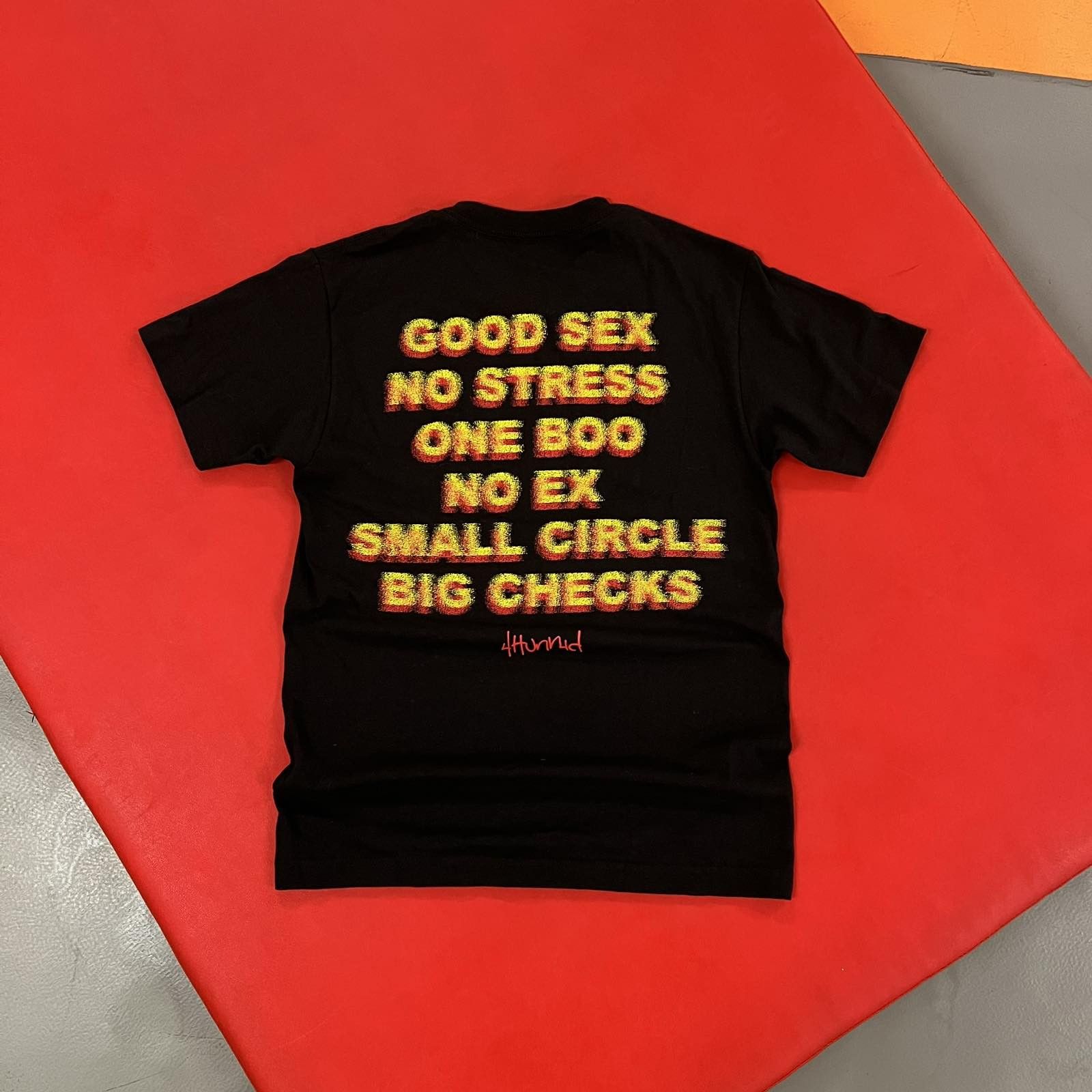 4HUNNID 4 Hunnid : Good Sex No Stress Rap Hiphop Streetwear Sz S Size US S / EU 44-46 / 1 - 1 Thumbnail