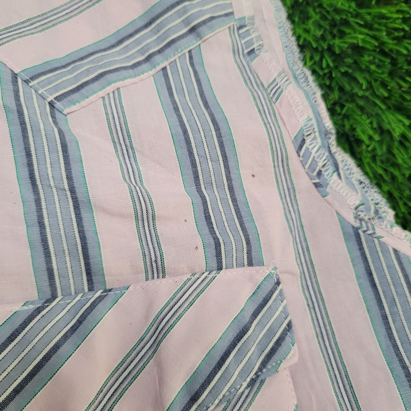 Vintage VTG 70s H Bar C Western Pearl Snap Cut Off Shirt Medium Slim Size US M / EU 48-50 / 2 - 4 Thumbnail