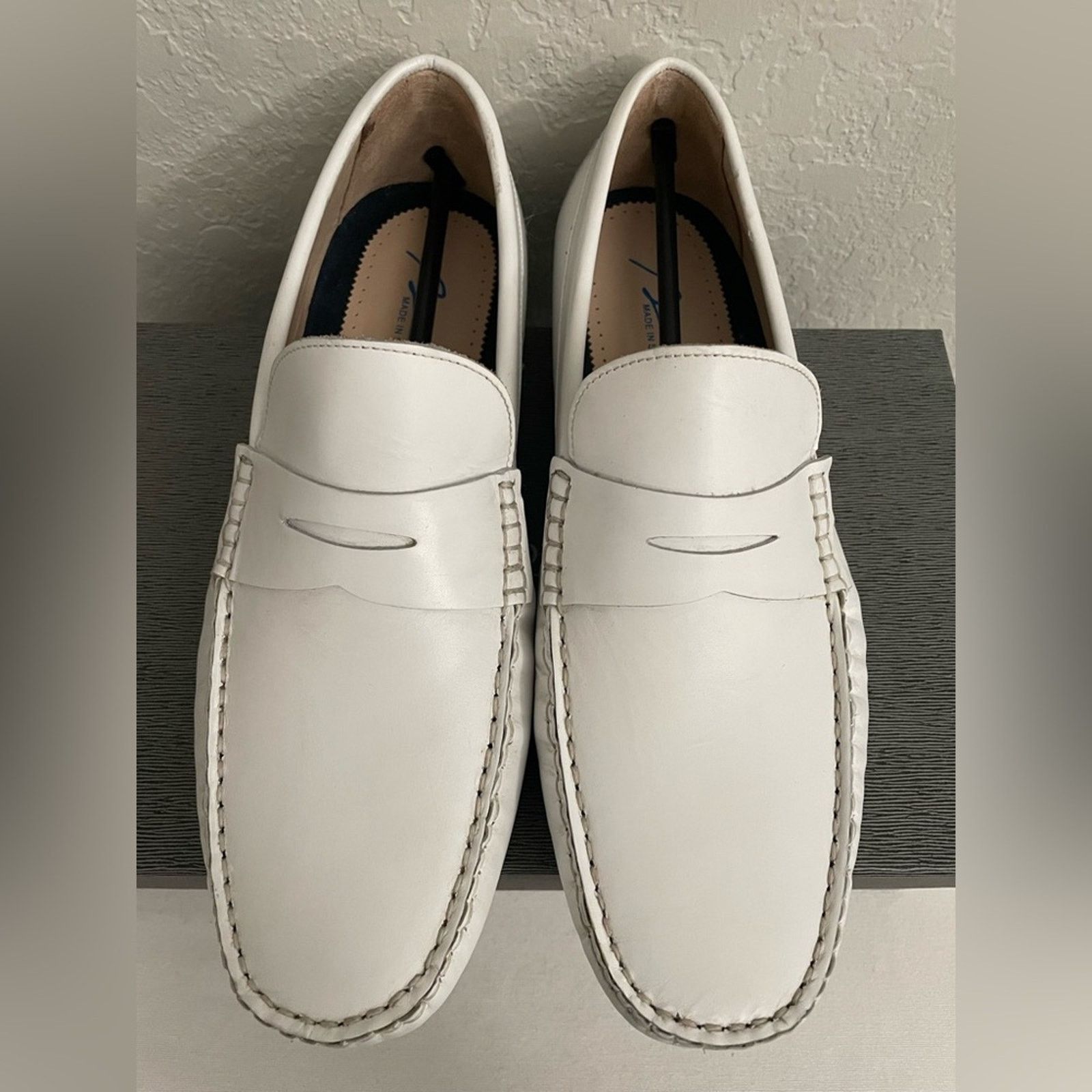 Bacco Bucci Bacco Bucci Capi Moccasin Loafer White - Men Size 8D Size US 8 / EU 41 - 2 Thumbnail