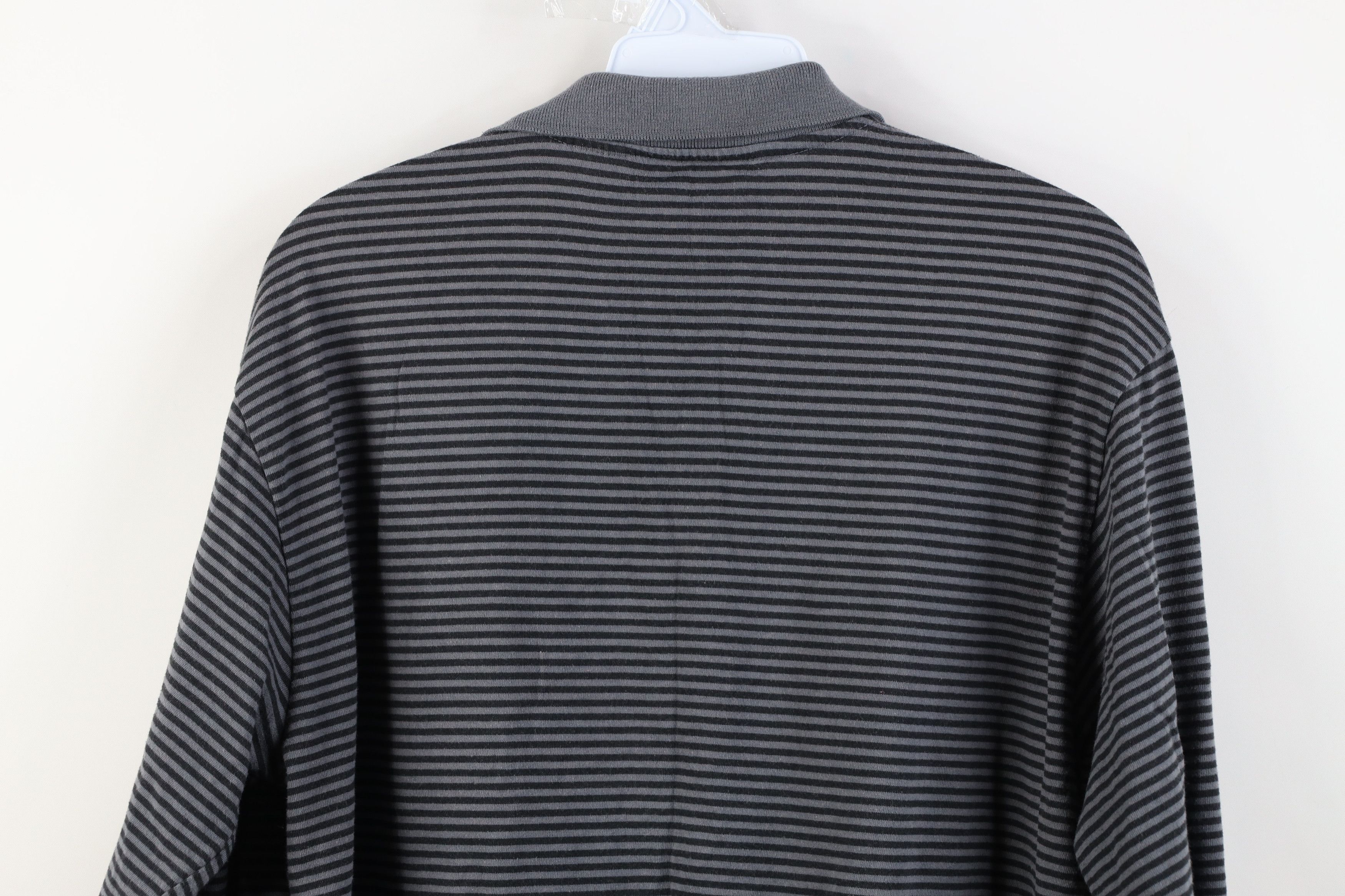 Vintage Vintage 90s Streetwear Striped Long Sleeve Rugby Polo Shirt Size US M / EU 48-50 / 2 - 9 Thumbnail