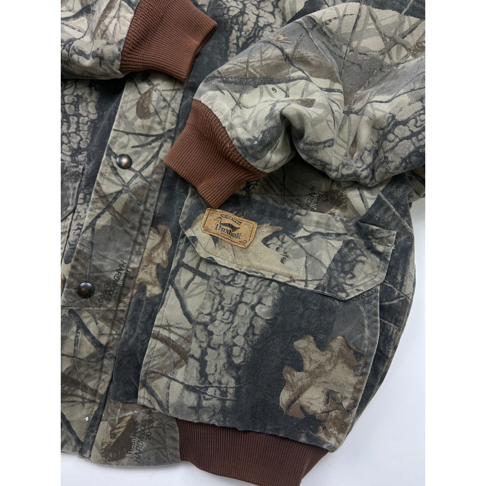 Vintage Vintage 90s Duxbak Real Tree Hardwoods Camp Insulated S Size US S / EU 44-46 / 1 - 5 Thumbnail