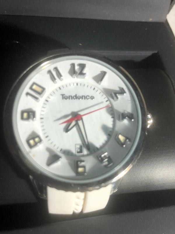 Designer Tondonco white dial rubber strap watch Size ONE SIZE - 8 Thumbnail