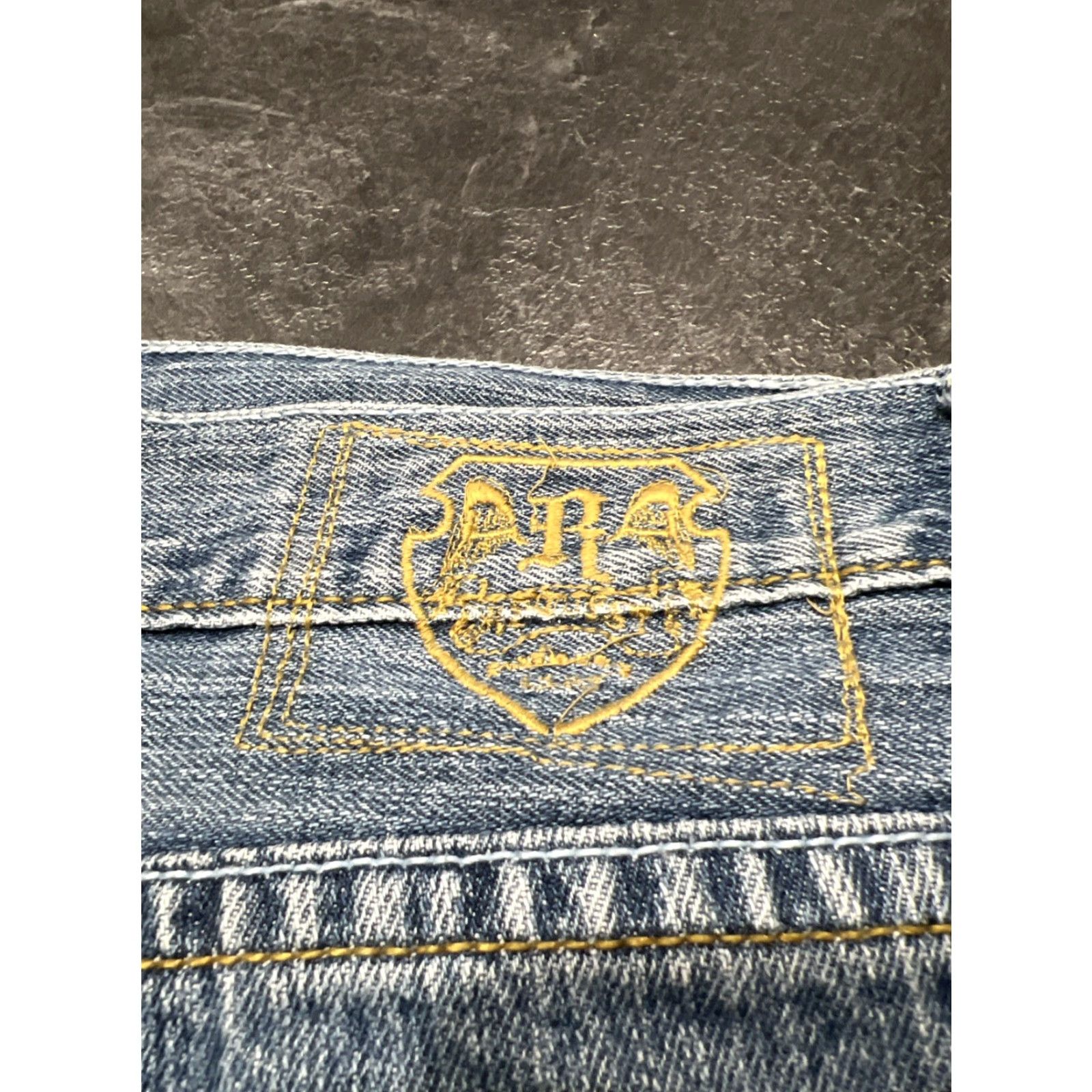 Vintage VINTAGE Request Jeans Men's Jeans Relaxed Fit Denim Wide-Leg 90s Hip Hop Blue 42x32 Size US 42 / EU 58 - 4 Thumbnail