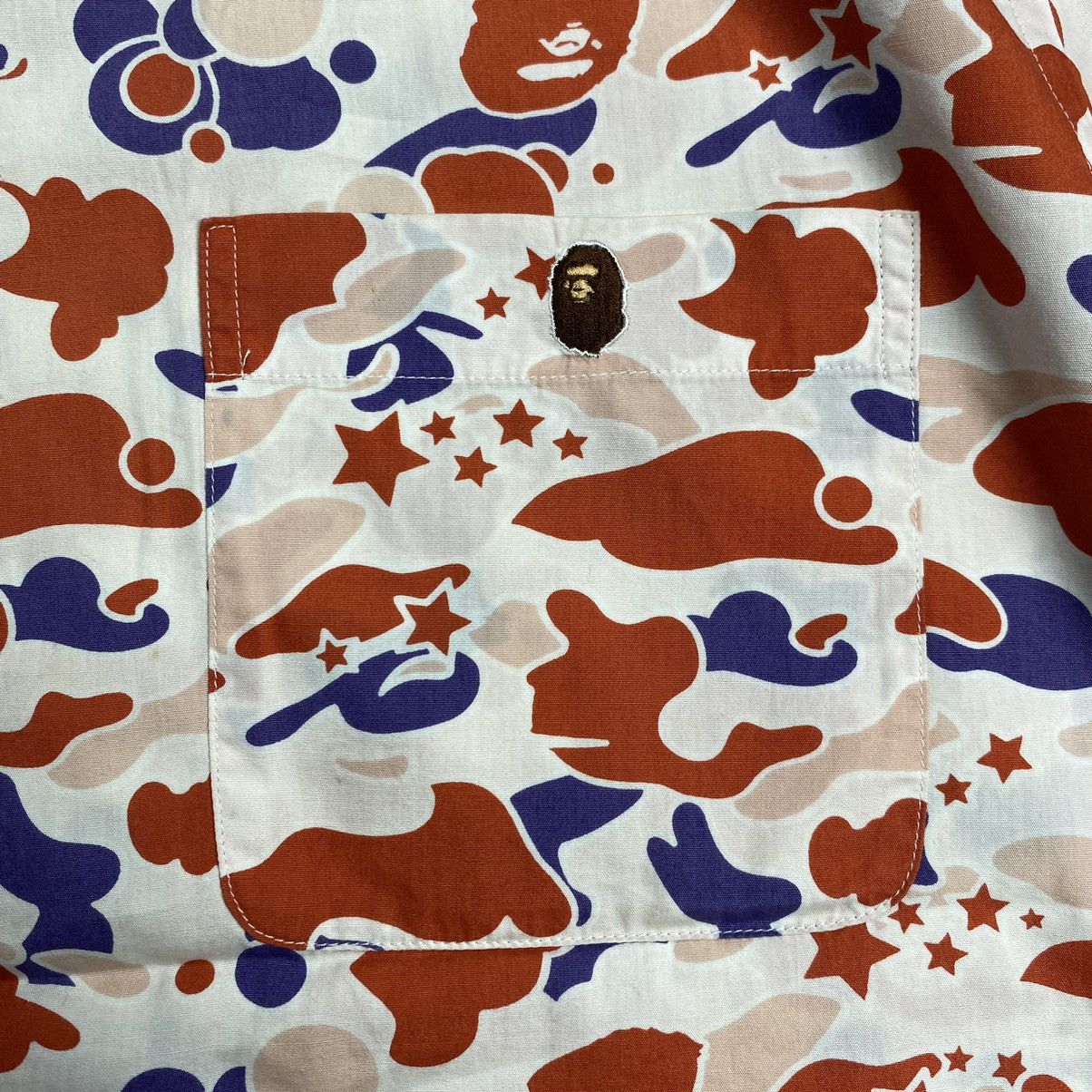 Bape × Nigo vintage 2000s Bape all over print button shirt Size US M / EU 48-50 / 2 - 4 Thumbnail
