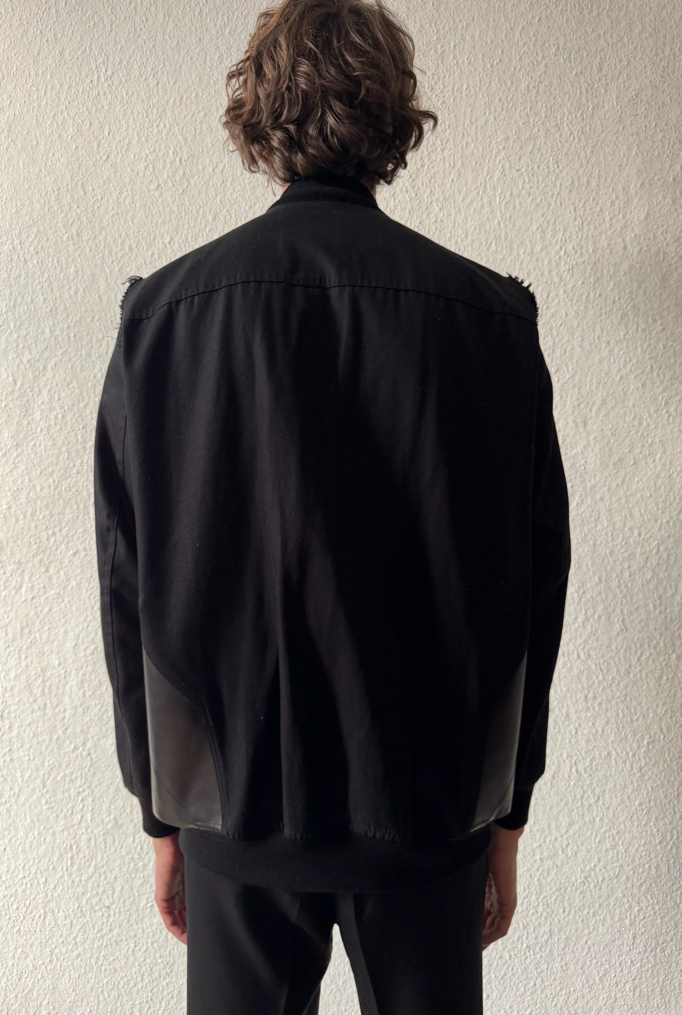 Rick Owens Runway S/S 16 "CYCLOPS" Patchwork Bomber Jacket Rick Owens Size US M / EU 48-50 / 2 - 24 Thumbnail