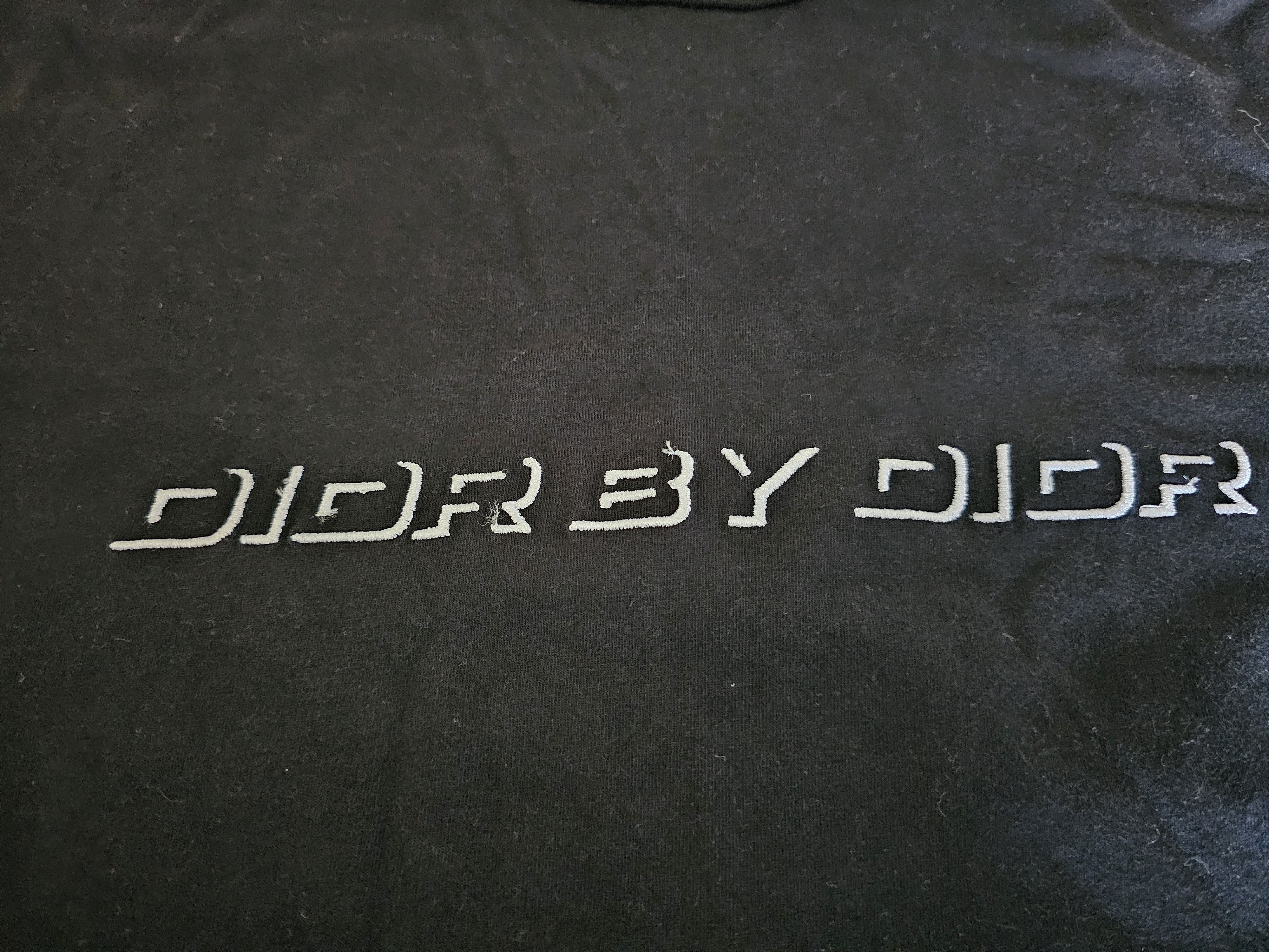 Dior Dior Men's Black Embroidered Logo T-Shirt Size M Size US M / EU 48-50 / 2 - 2 Thumbnail