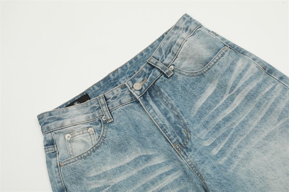 Japanese Brand × Jean Men's high street punk retro distressed gradient loose jeans Size US 32 / EU 48 - 4 Thumbnail
