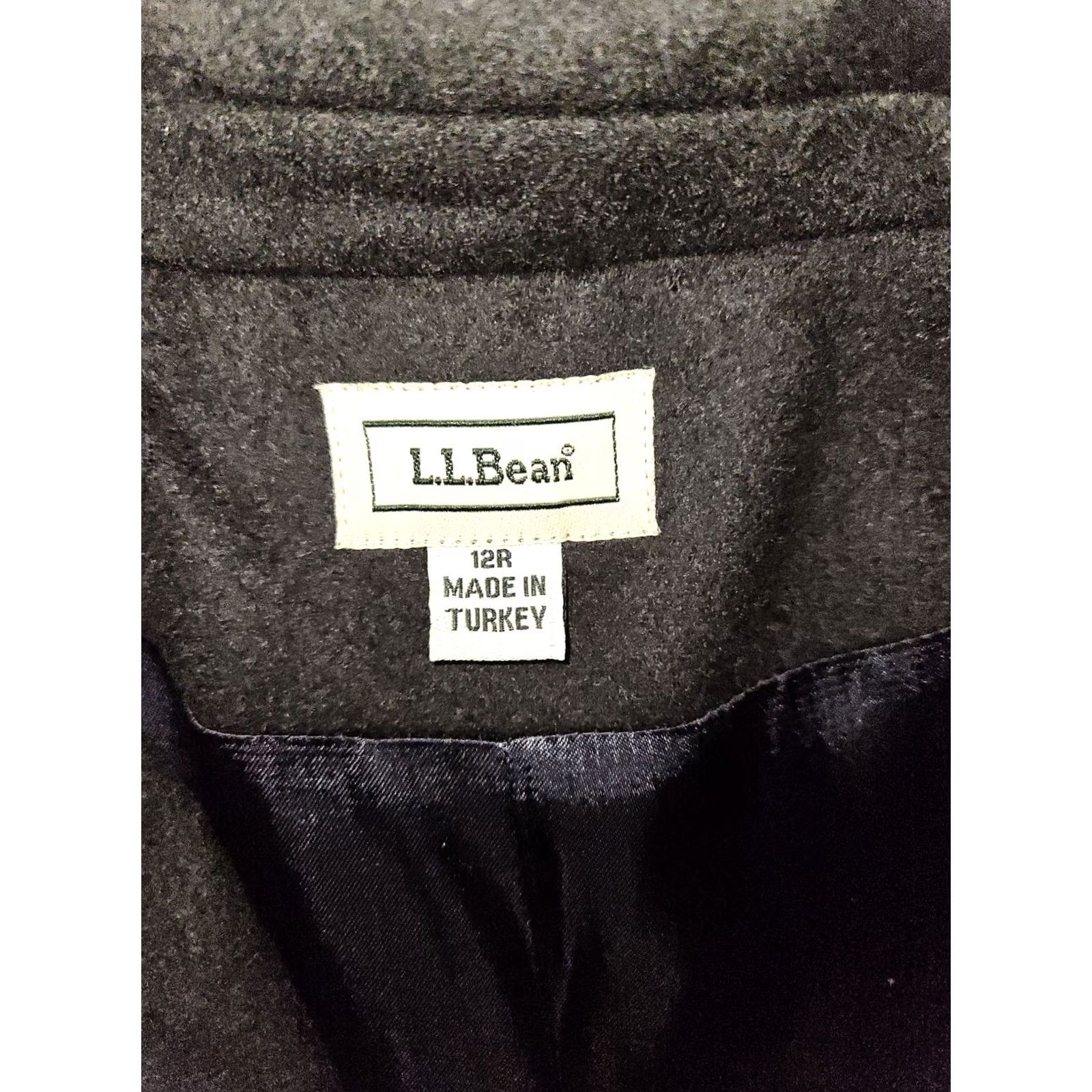 Vintage VINTAGE L.L. Bean Blazer Womens 12R Black Wool Blend 3 Button Tailored Size XL / US 12-14 / IT 48-50 - 2 Thumbnail