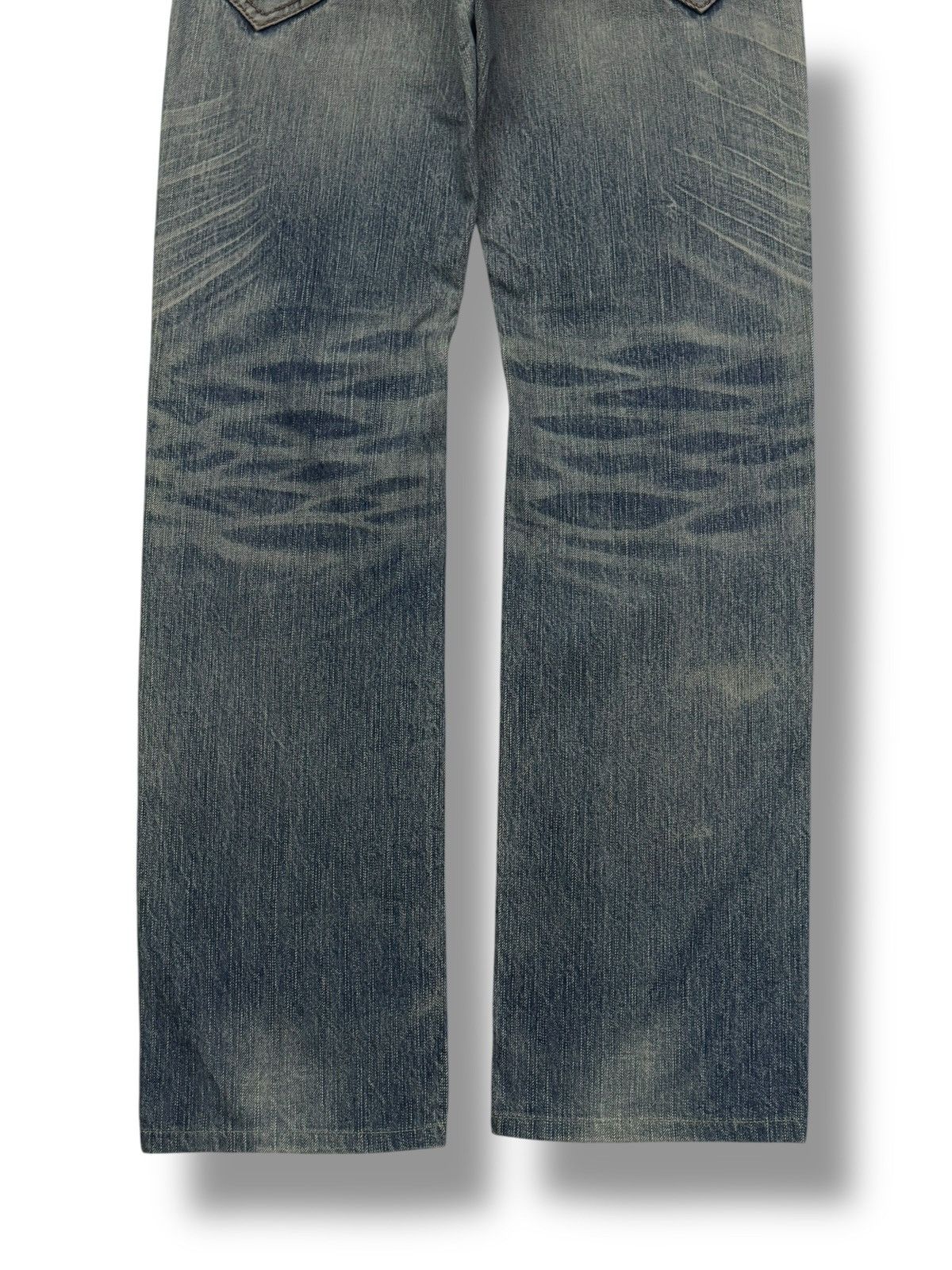 Blue Blue Japan Vintage 00s Blue Way Jeans | Made In Nippon Japan | W30 Size US 30 / EU 46 - 7 Thumbnail