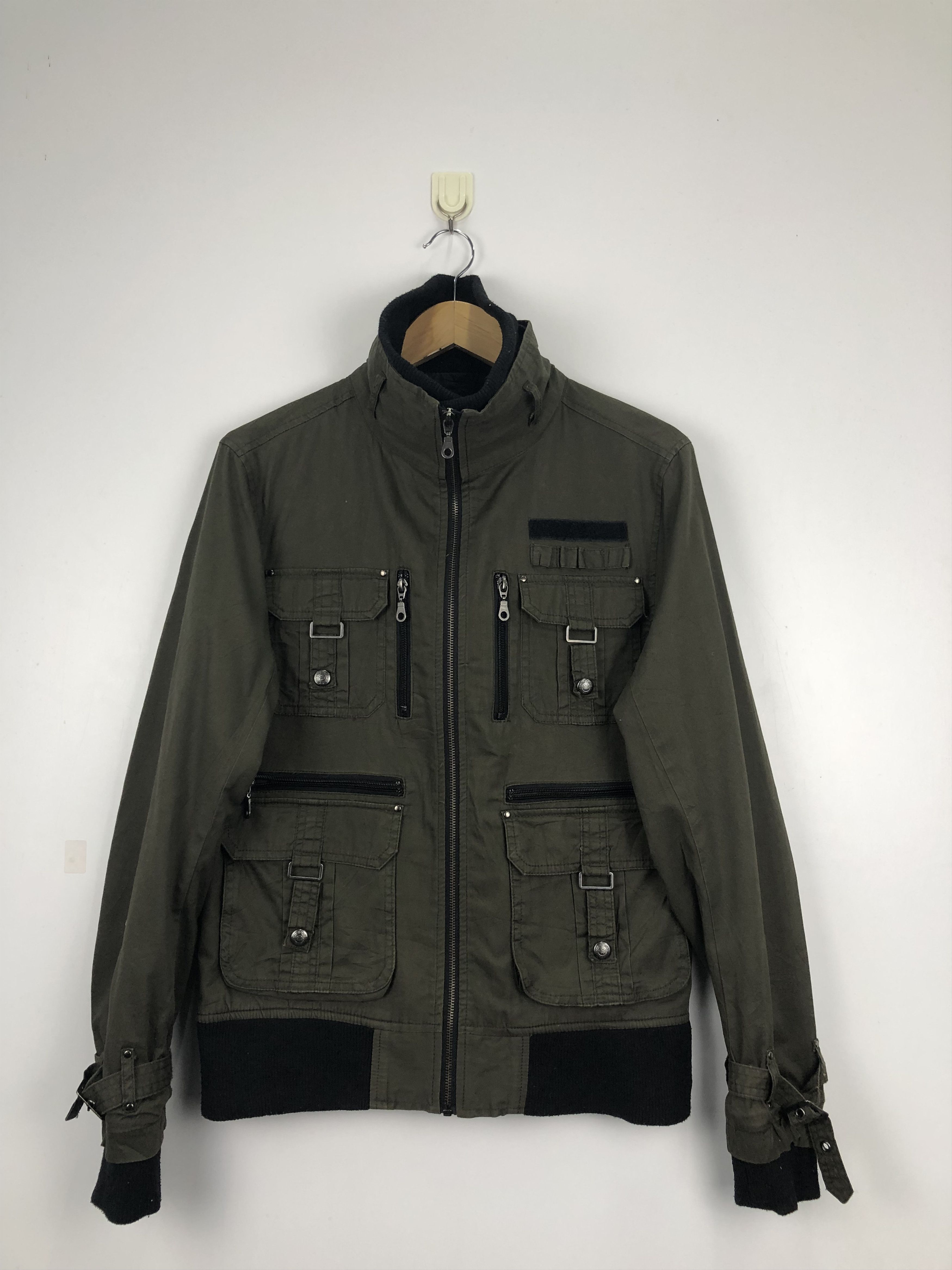 Japanese Brand × Vintage Vintage Japanese Brand Punk Style Multi Pocket Jacket Size US M / EU 48-50 / 2 - 1 Thumbnail