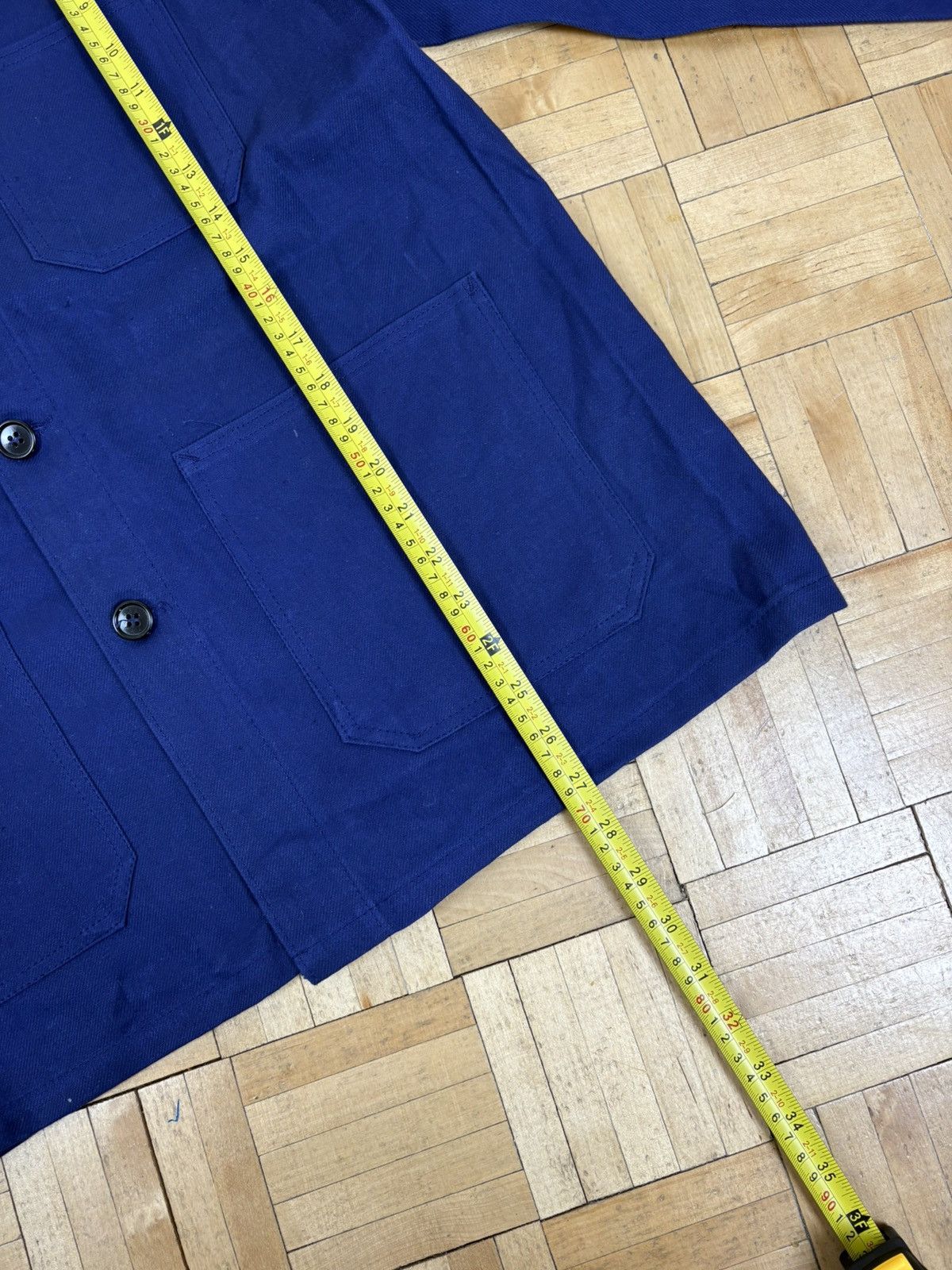 Le Laboureur Vintage 60s/70s unbranded French chore coat dark blue Size US M / EU 48-50 / 2 - 5 Thumbnail