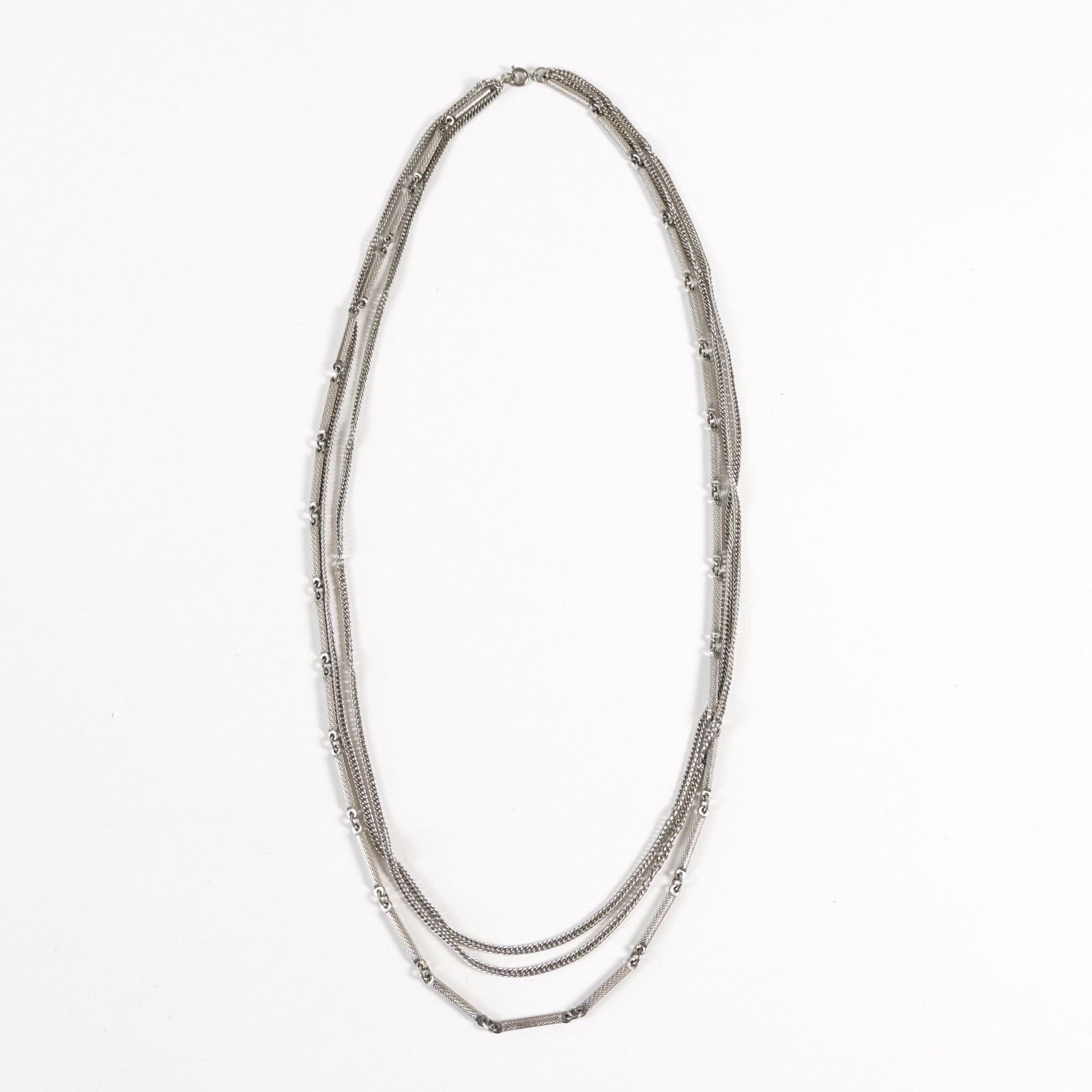 Other Stainless Steel Threaded Bar Cuban Chain Link Necklace Size ONE SIZE - 1 Thumbnail