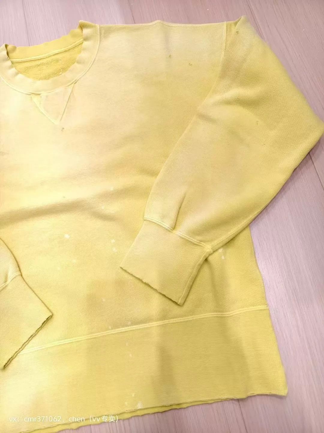Visvim VISVIM 23SS COURT SWEAT L/S CRASH Yellow Sz3 Dyed Size US L / EU 52-54 / 3 - 5 Thumbnail