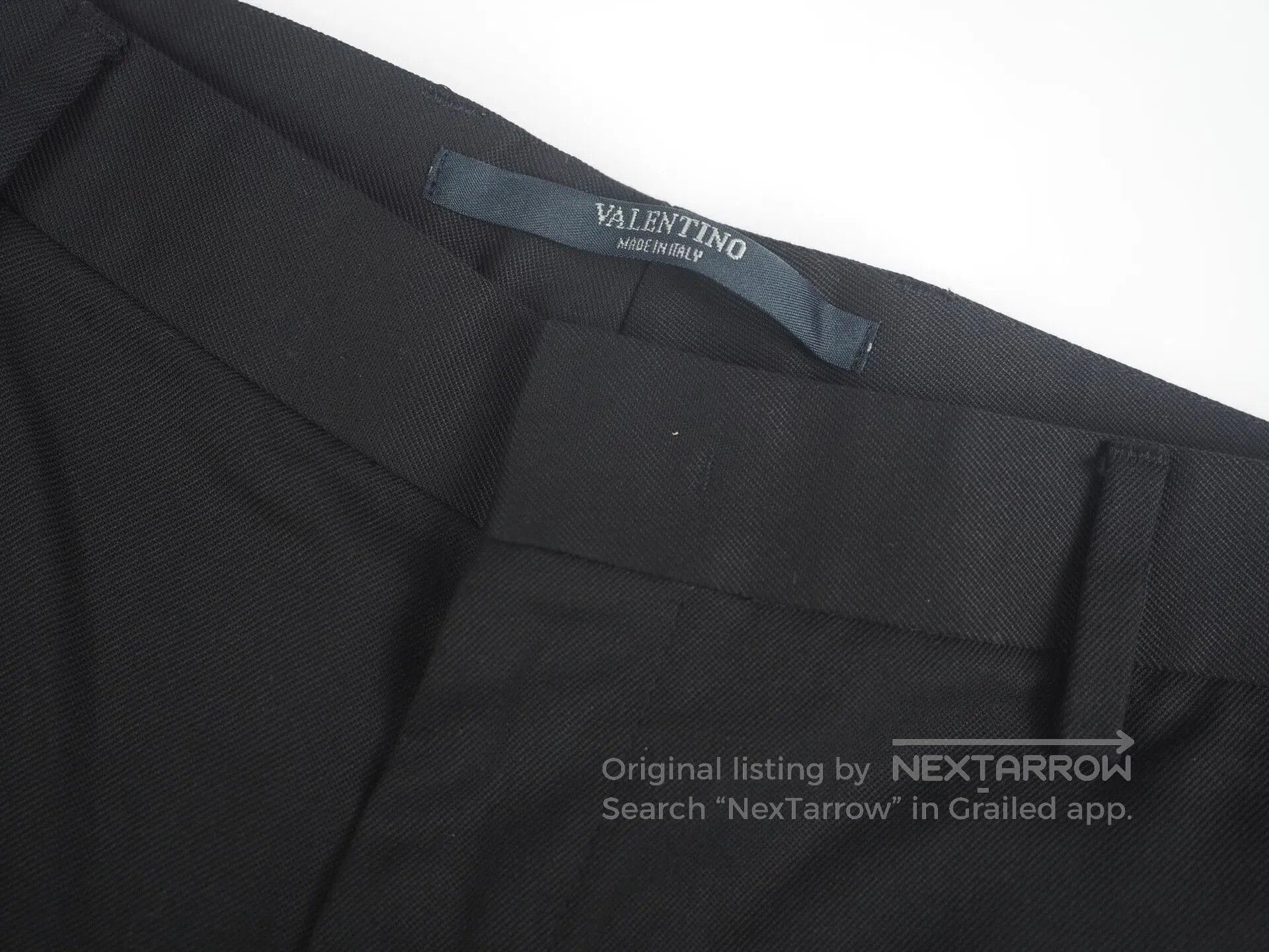Valentino Valentino Black Straight. Size US 40 / EU 56 - 3 Thumbnail