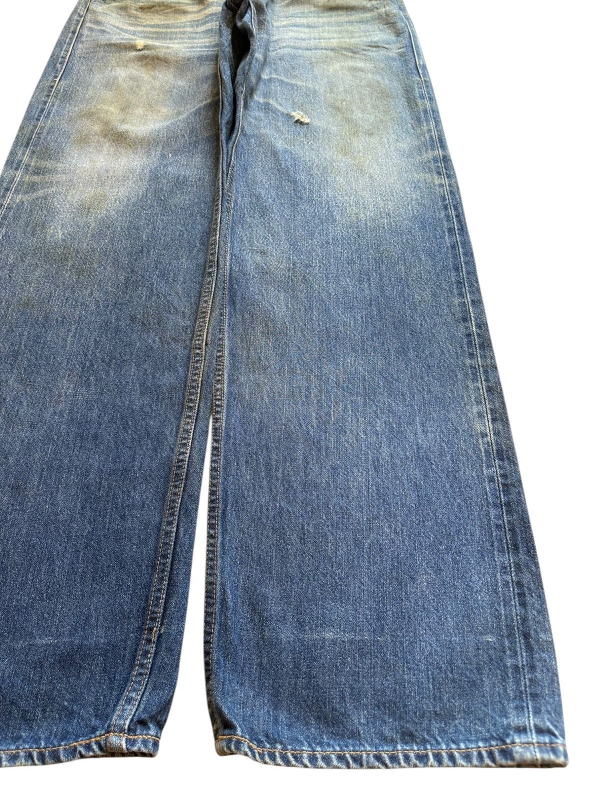 Levi's Vintage 90s Levis 503 Selvedge Rusty Mud Wash Loose Jeans Size US 36 / EU 52 - 7 Thumbnail