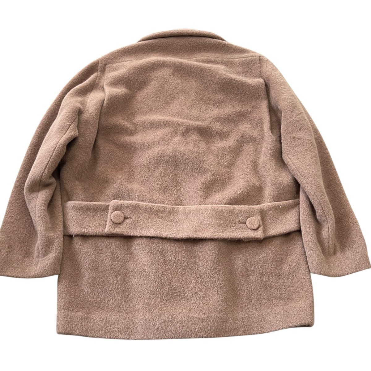 Maison Margiela MAISON MARGIELA ④ Alpaca Double-Breasted Wool Coat Size XS / US 0-2 / IT 36-38 - 13 Thumbnail