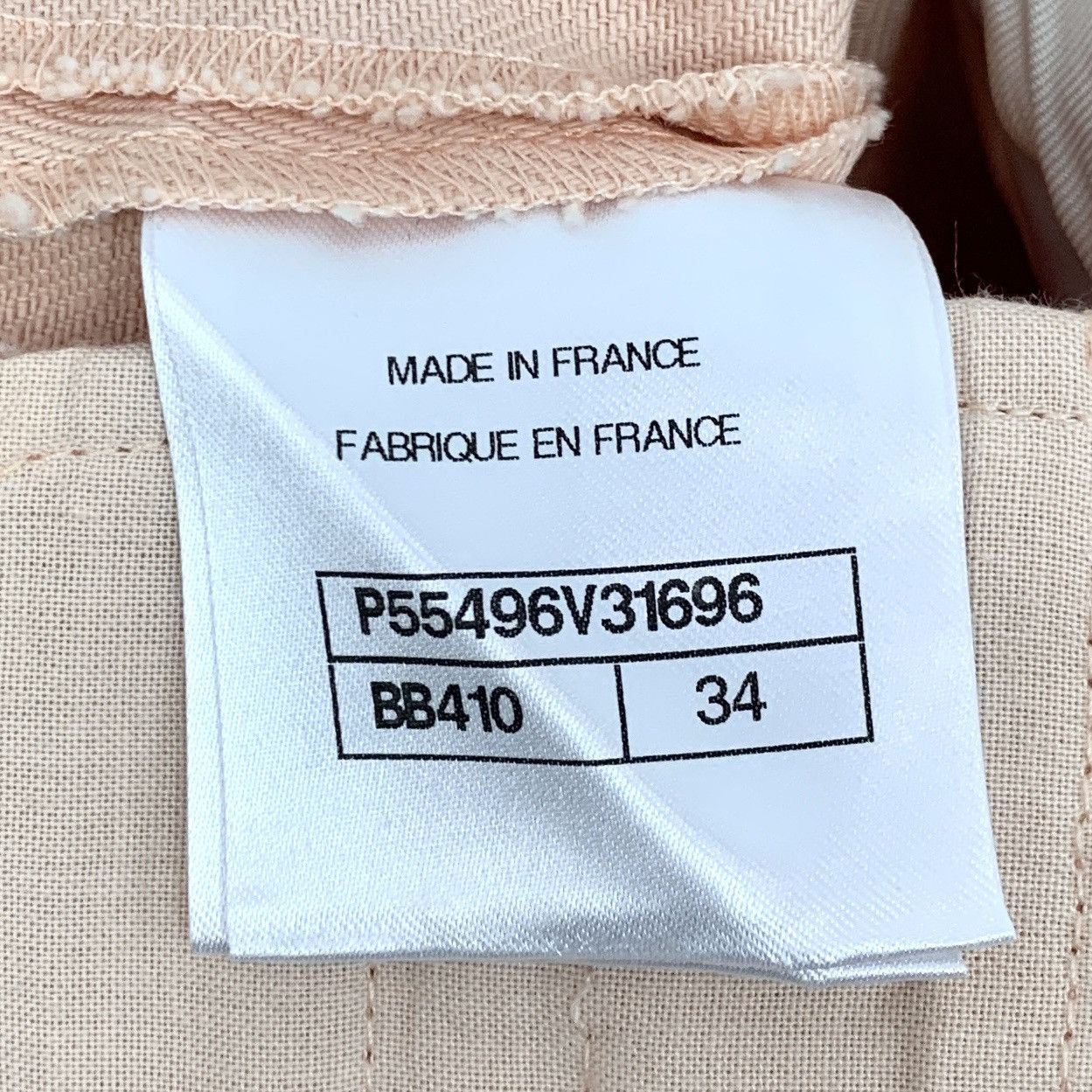Chanel Chanel Cuba Series Nude Pink Cotton Casual Shorts K26WX Size 24" / US 00 / IT 34 - 6 Thumbnail