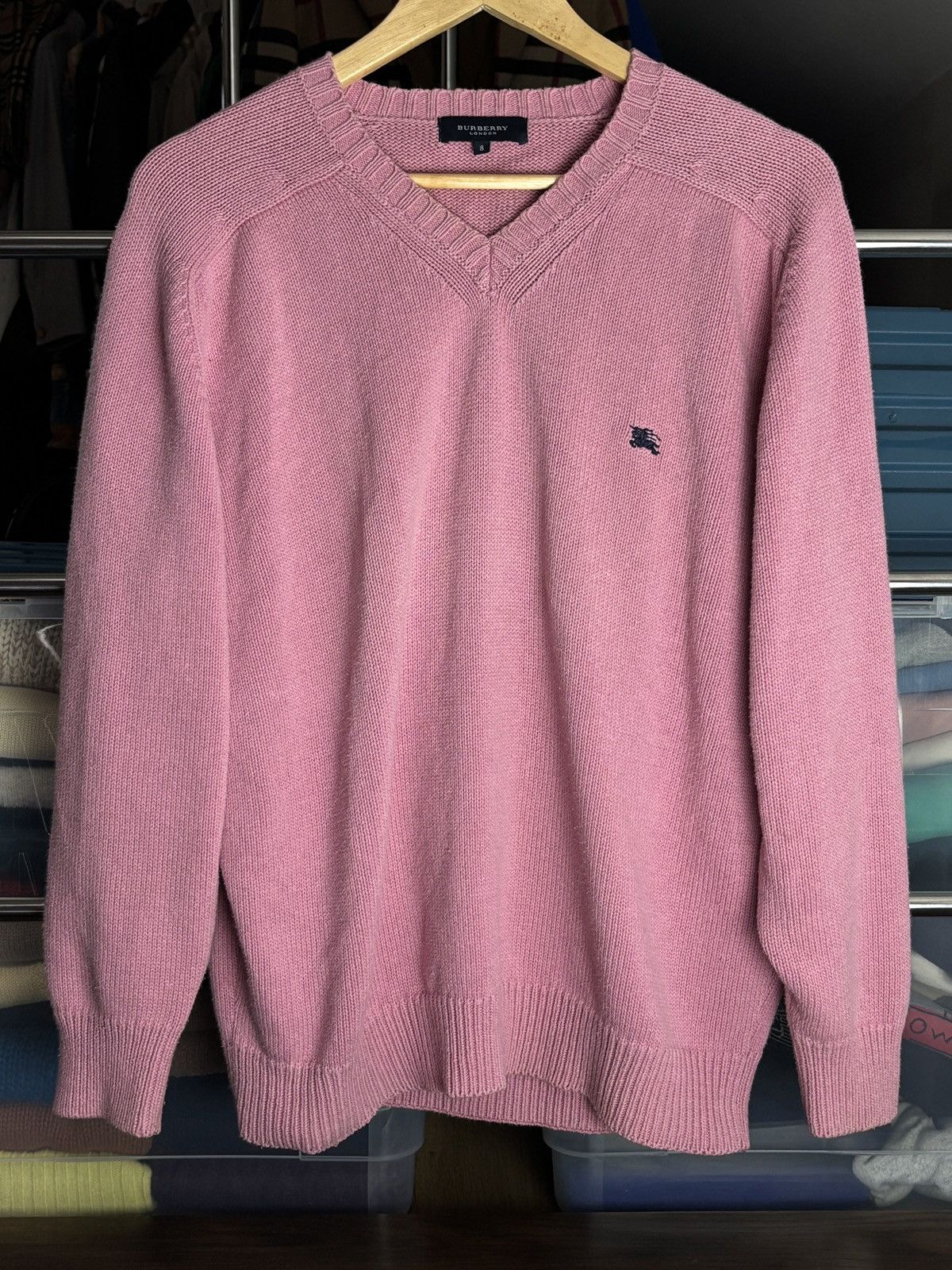 Burberry Burberry London Vintage Loose Knit Sweater Size S / US 4 / IT 40 - 1 Thumbnail