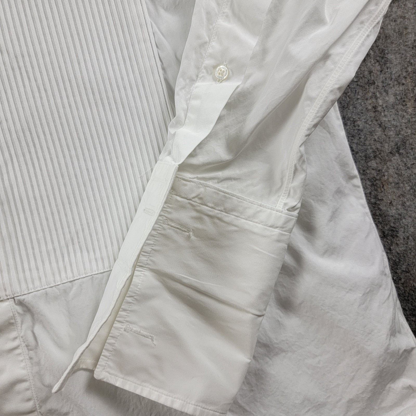 Todd Snyder Todd Snyder x Hamilton Pique Bib Fly Front Tuxedo Shirt Size US M / EU 48-50 / 2 - 10 Thumbnail