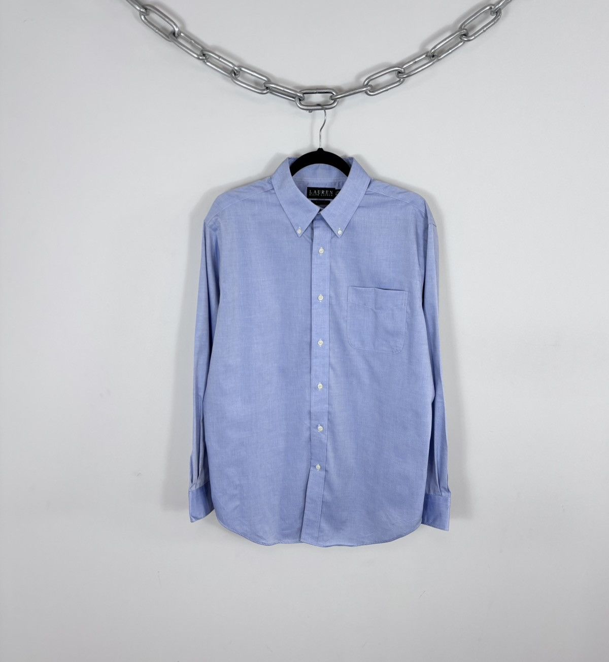 Lauren Ralph Lauren Lauren Ralph Lauren Men’s Blue Long Sleeve Shirt Button Down Size US XL / EU 56 / 4 - 1 Thumbnail