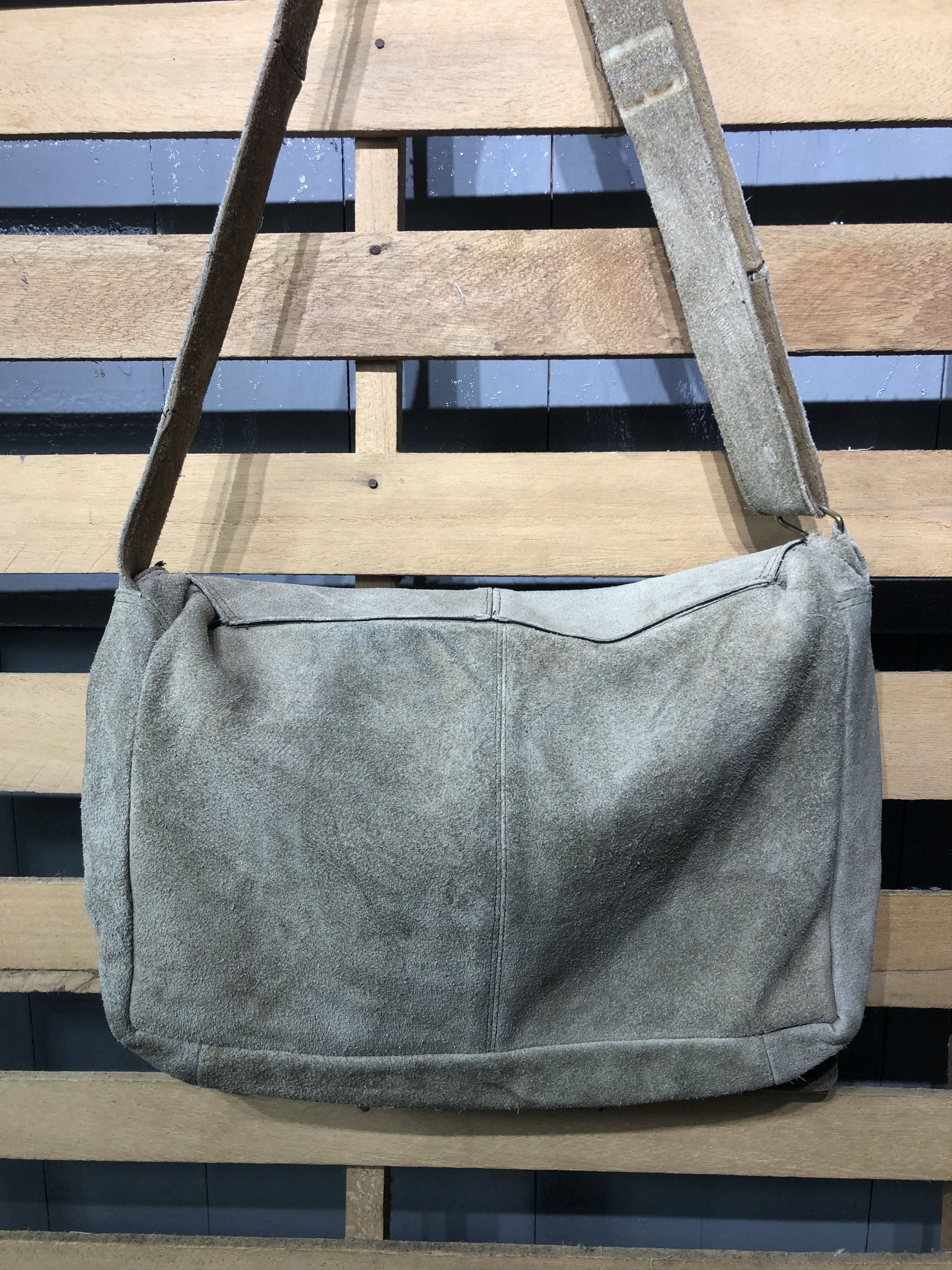 Leather Japanese Fashion Leather Style Messenger Bag Size ONE SIZE - 8 Thumbnail