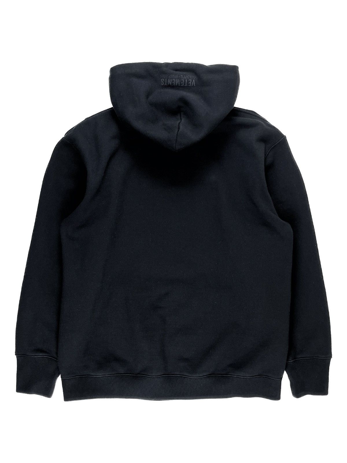 Vetements AW19 Vetements Translation Side Tag Logo Hoodie Black Size US XS / EU 42 / 0 - 2 Thumbnail