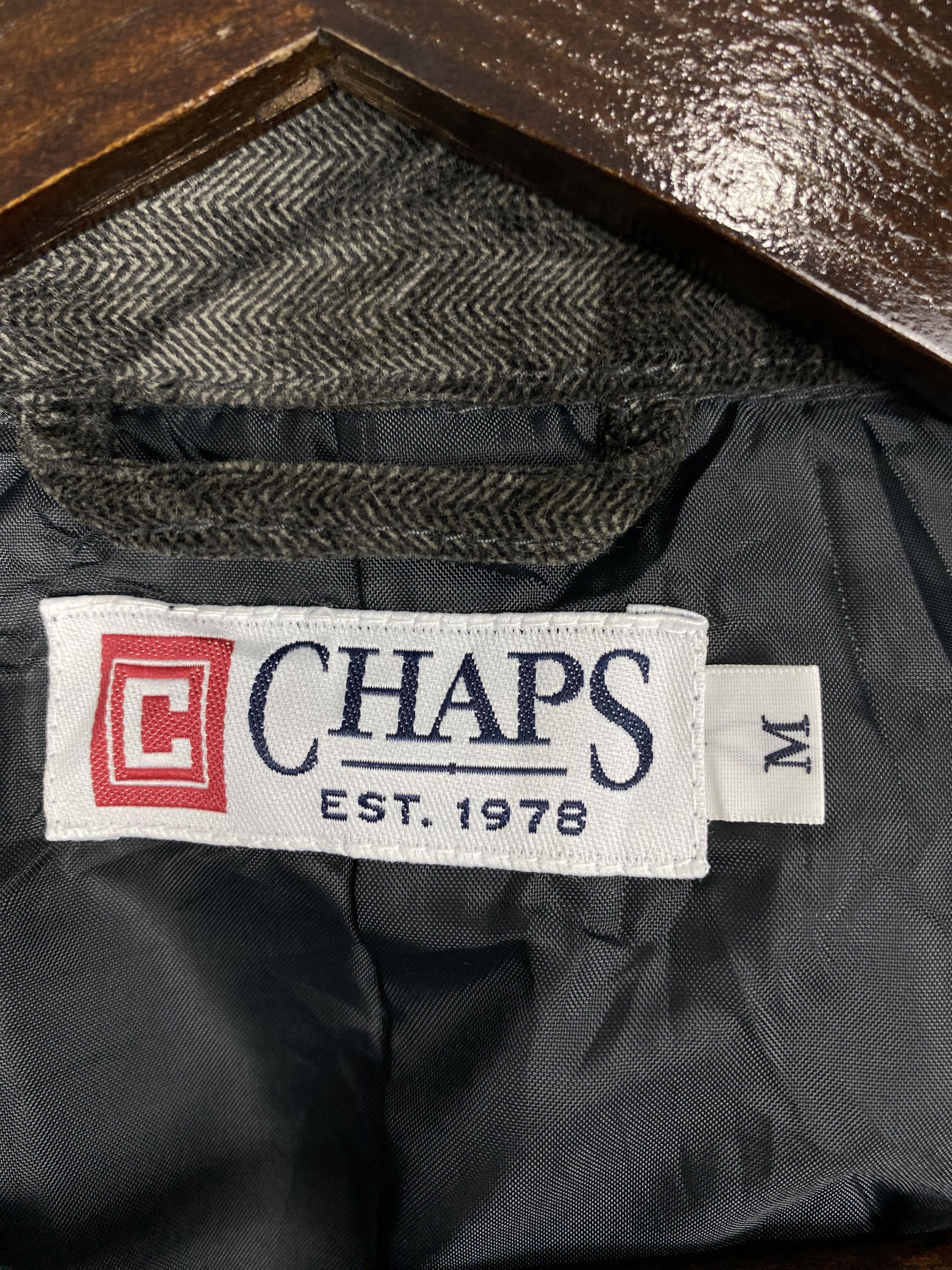 Chaps Vintage Chaps Ralph Lauren Black Coats Jacket Size US M / EU 48-50 / 2 - 7 Thumbnail