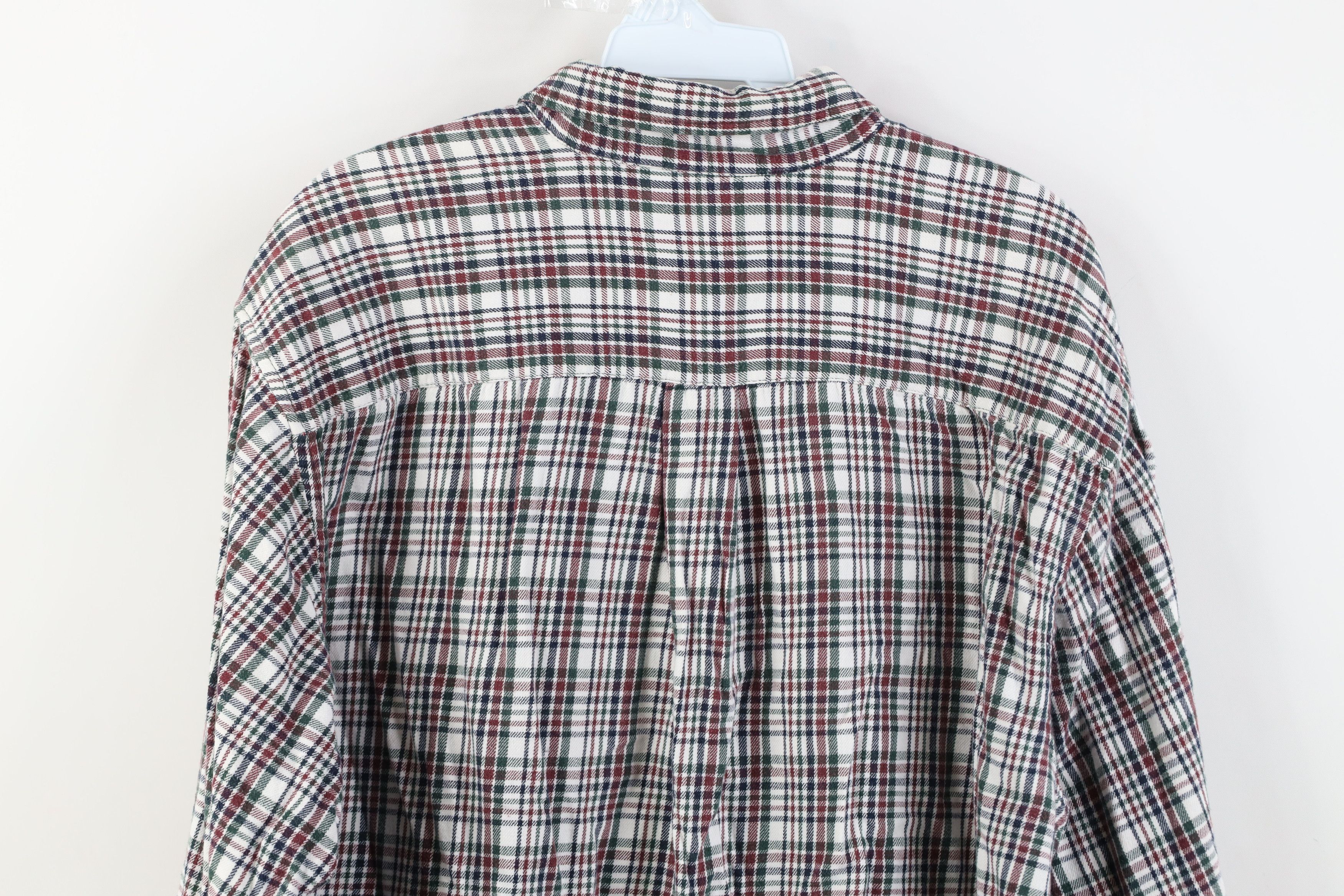 Vintage Vintage 90s Streetwear Flannel Collared Button Down Shirt Size US L / EU 52-54 / 3 - 11 Thumbnail